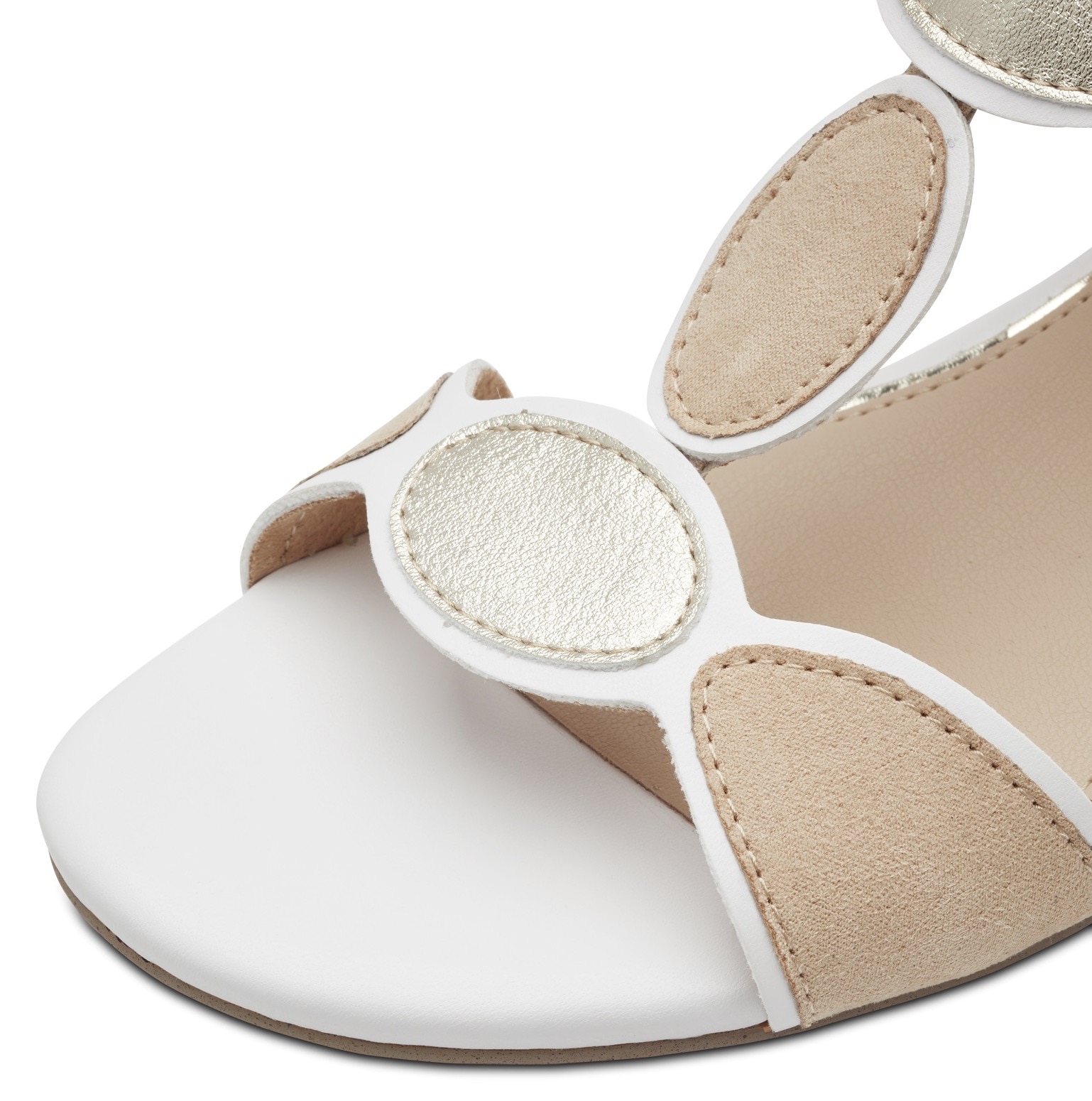 MARCO TOZZI Sandalette, Blockabsatz, Riemchensandale, Abendschuh mit Feel Me-Ausstattung