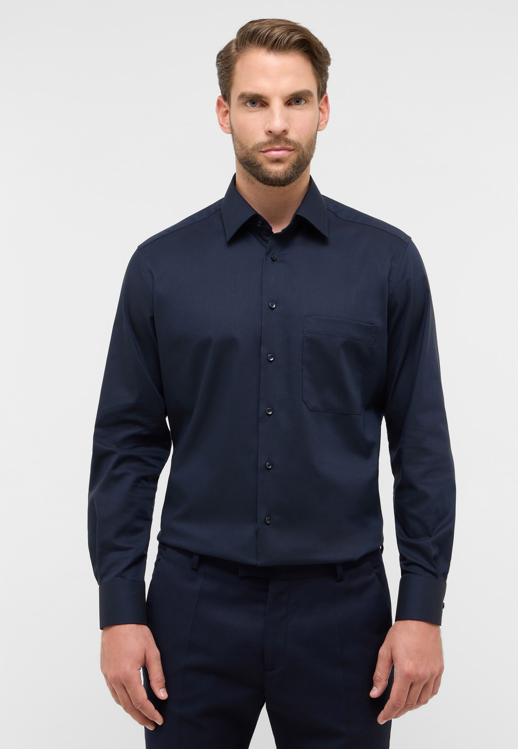 Eterna Langarmhemd "COMFORT FIT", NON IRON (bügelfrei) günstig online kaufen