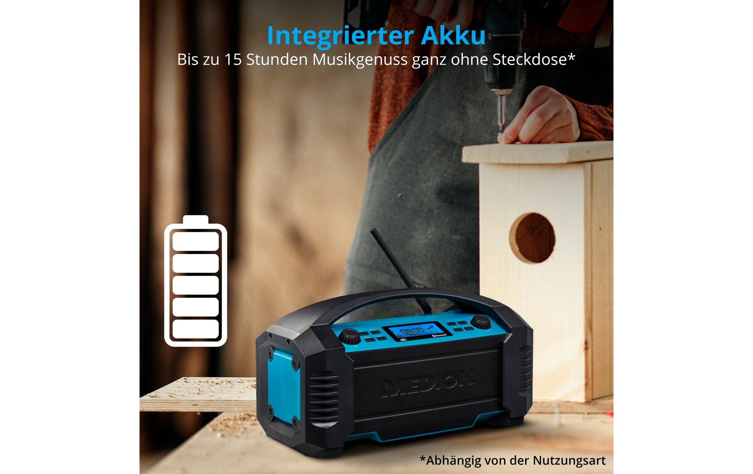 Medion® Baustellenradio »LIFE E66050 Blau« (Bluetooth Digitalradio (DAB+) | FM-Tuner )