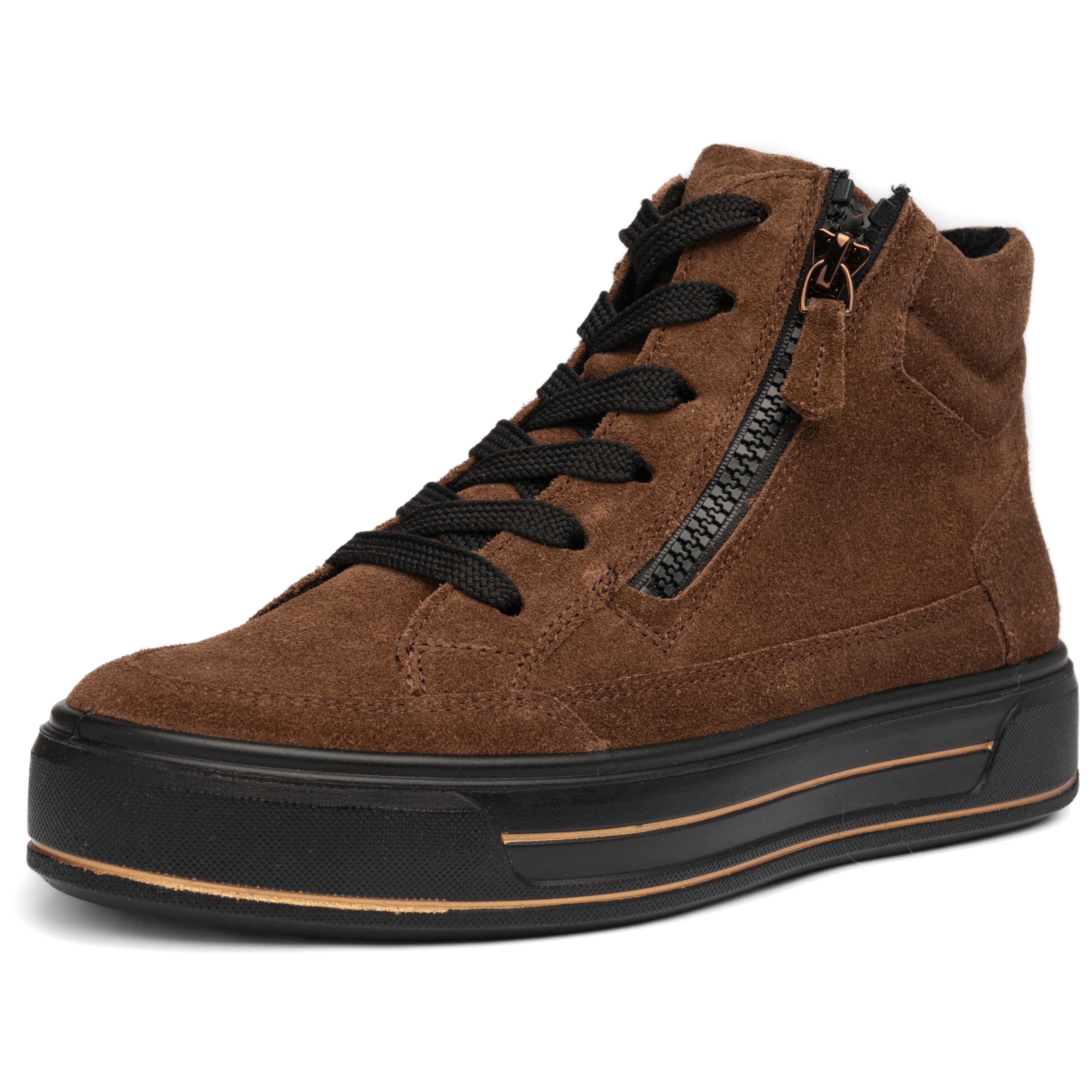 Ara Plateausneaker "CANBERRA" Plateau, Schnürboots mit weicher Schaftrand-Polster, H-Weite