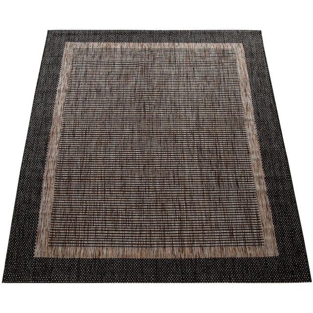 Paco Home Teppich »Illusion 325«, rechteckig, Flachgewebe, meliert, mit  Bordüre, Outdoor geeignet, UV-beständig auf Rechnung | BAUR
