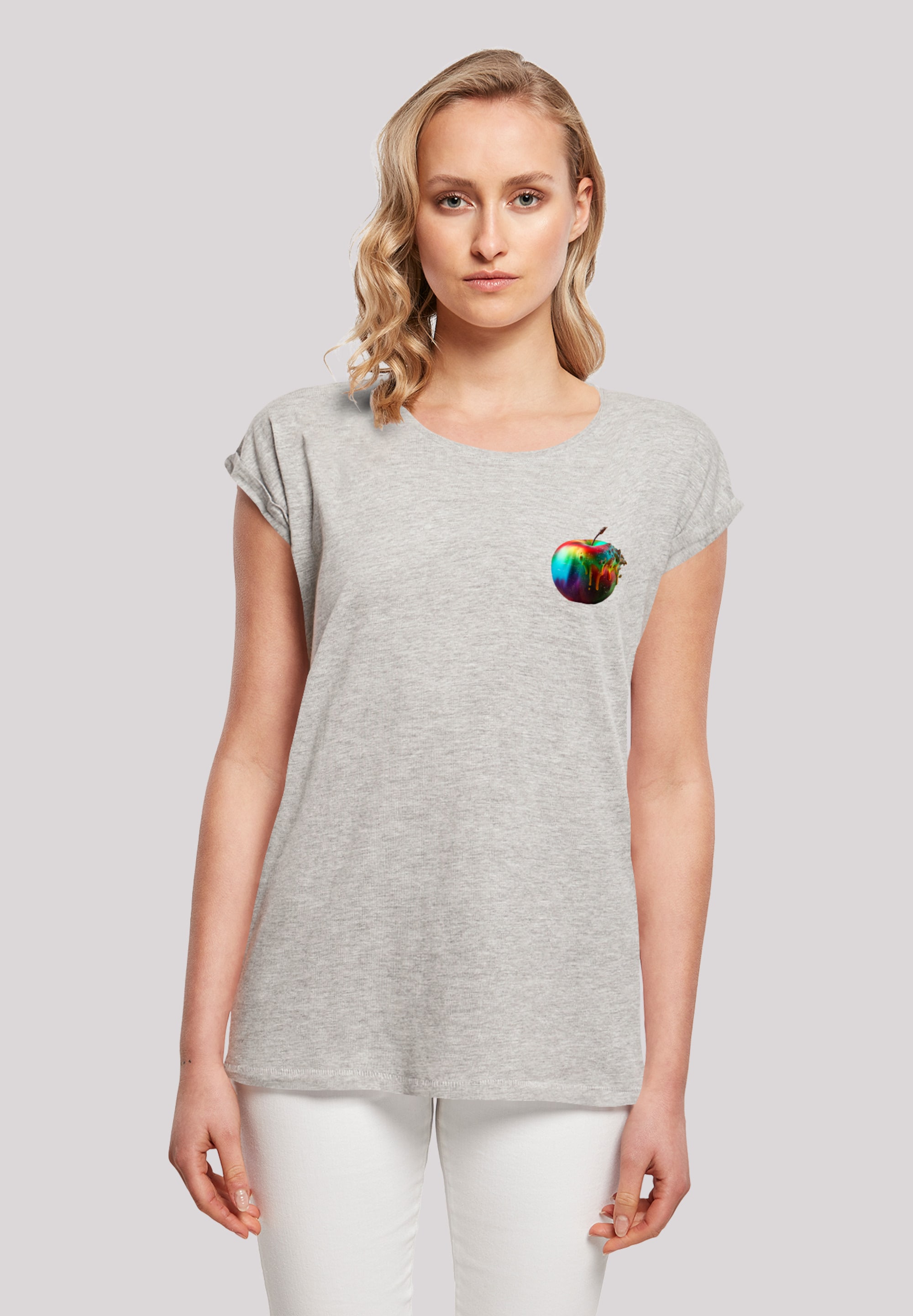 T-Shirt »Colorfood Collection - Rainbow Apple«, Print