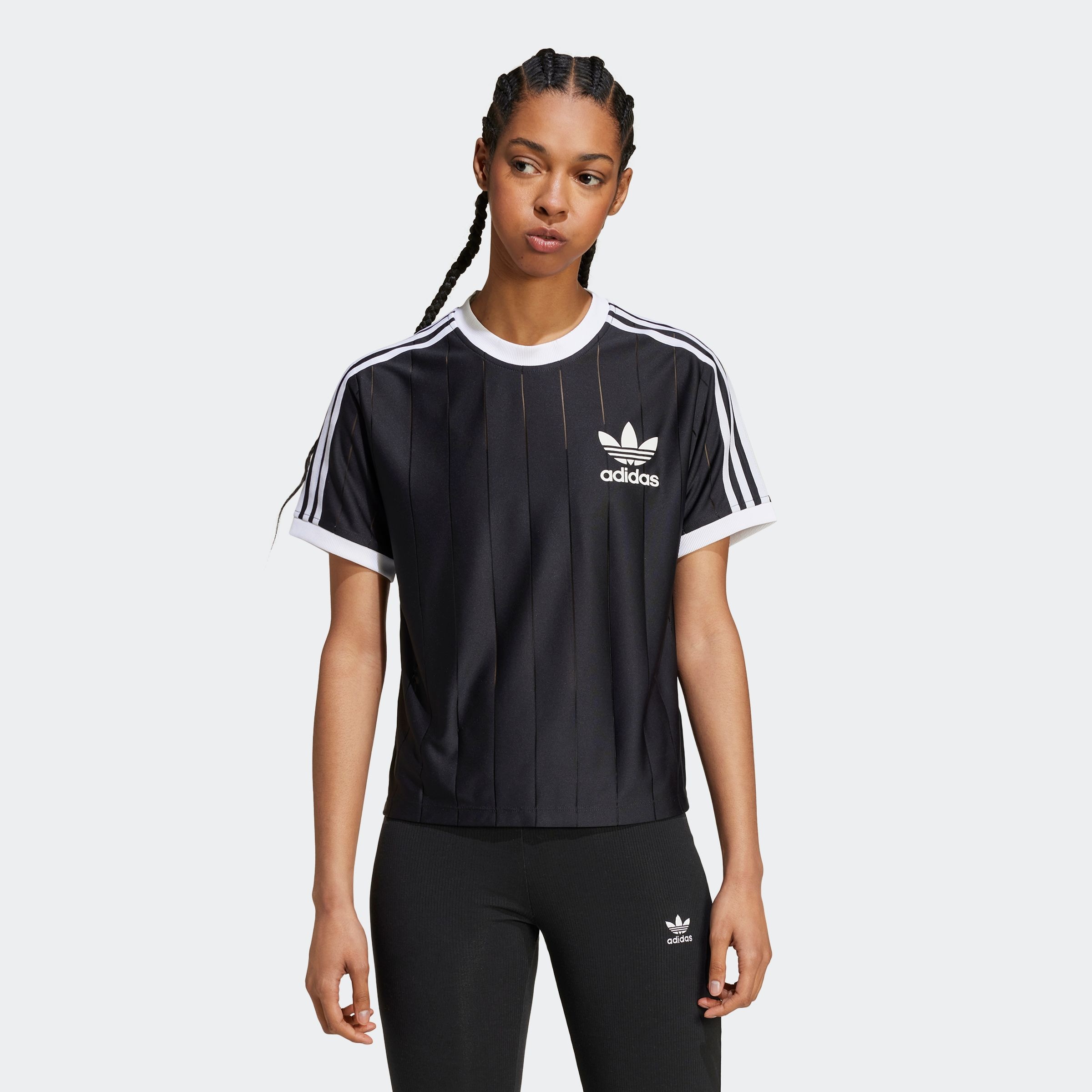 adidas Originals T-Shirt "ADICOLOR 3-STREIFEN PINSTRIPE" günstig online kaufen
