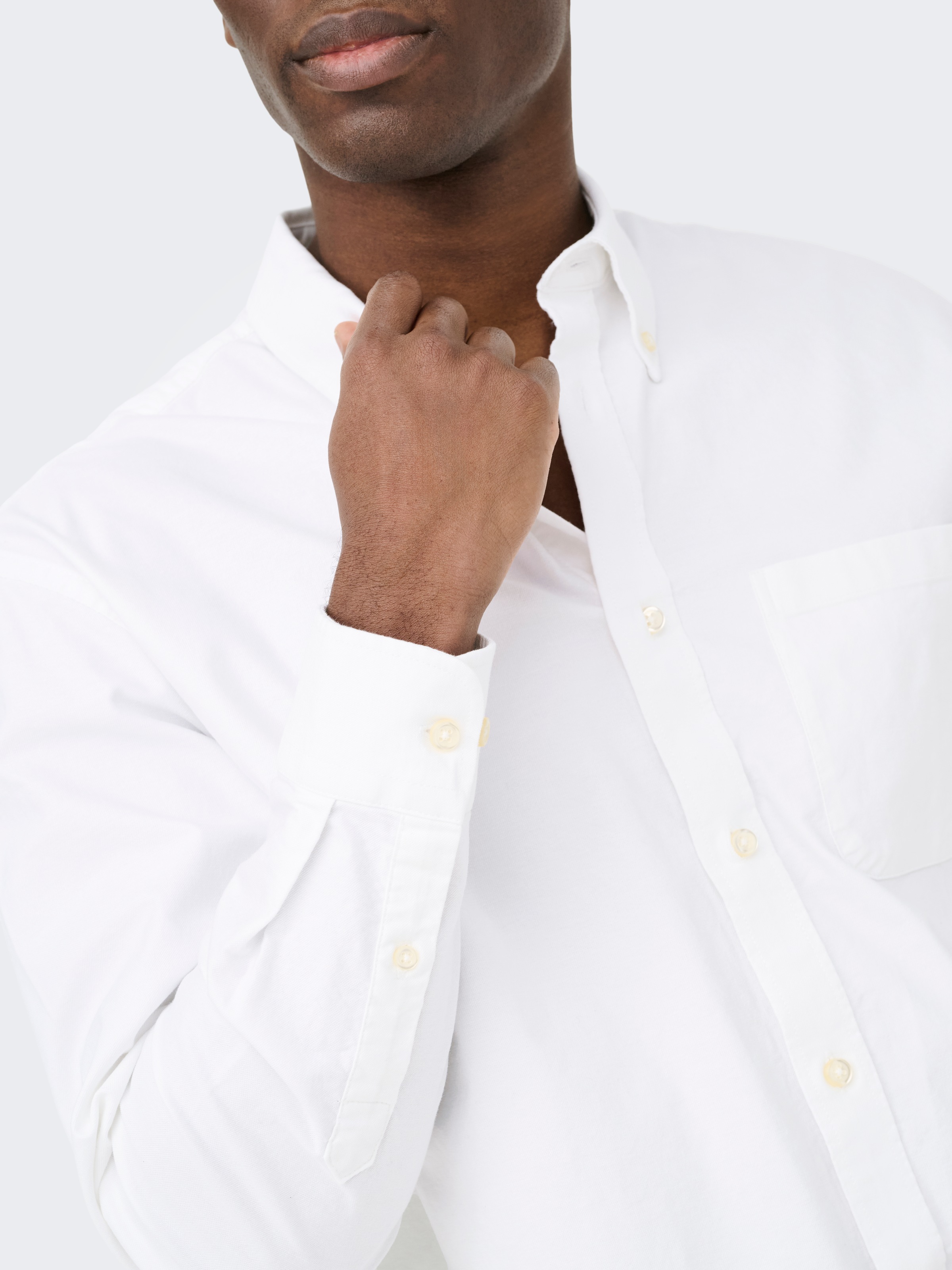 ONLY & SONS Langarmhemd »ONSOXFORD LS SHIRT FRML NOOS« Baumwollmischung, regular fit