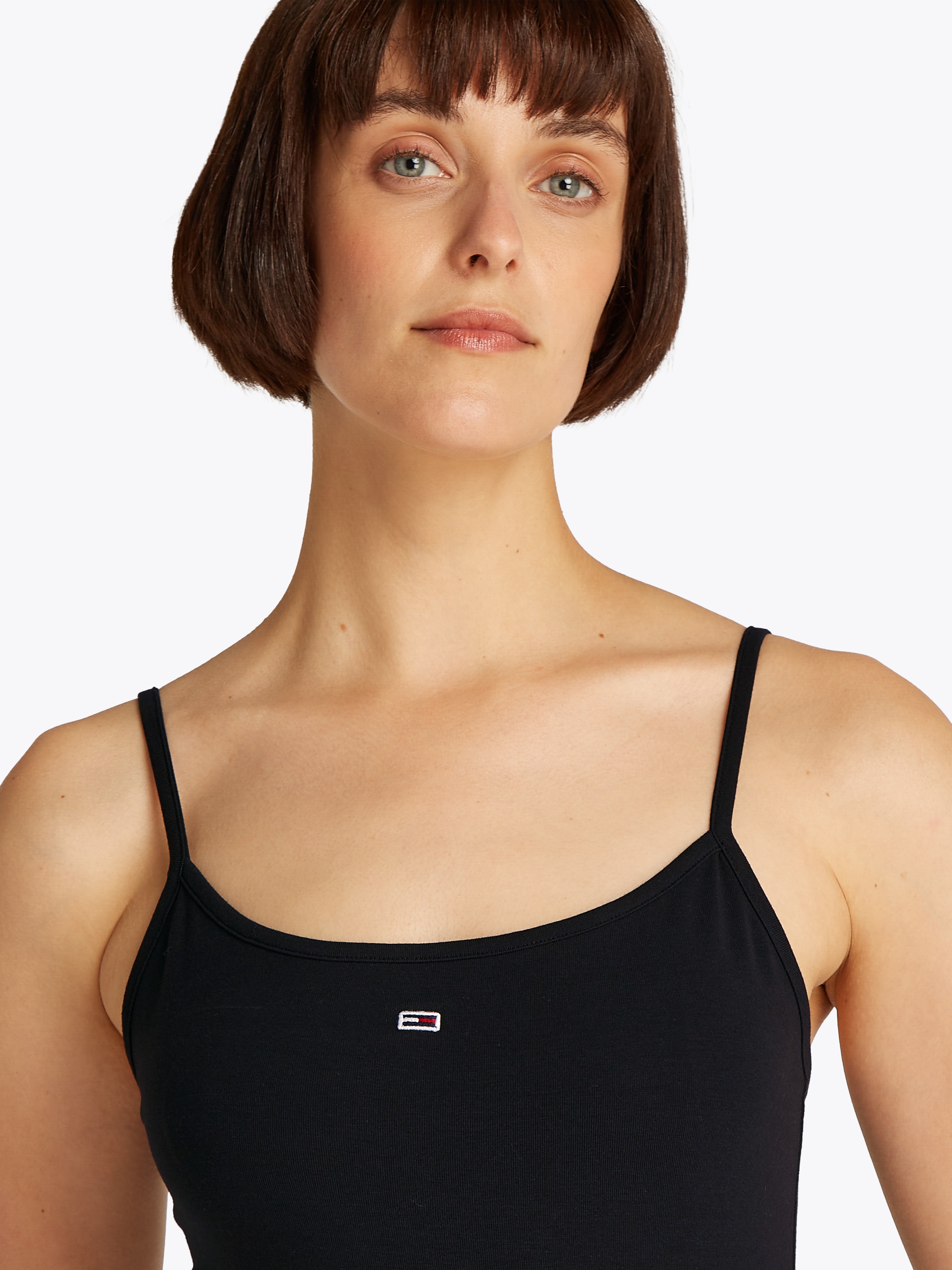 Tommy Jeans Spaghettitop »TJW ESSENTIAL STRAP TOP EXT«, mit Logostickerei