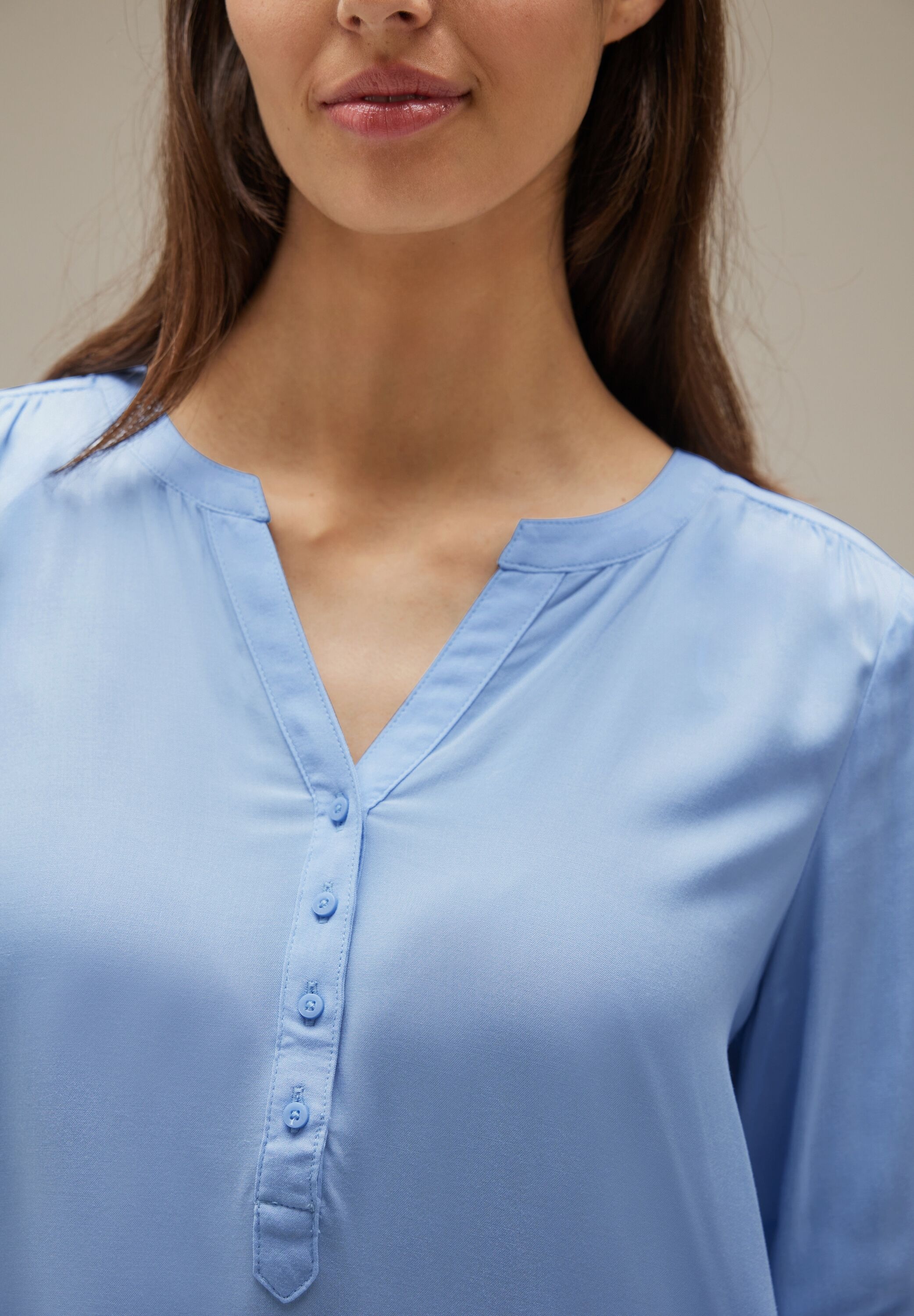 ZANZEA Lässige Damen-Bluse Mit O-Ausschnitt Und Langen Ärmeln Günstig