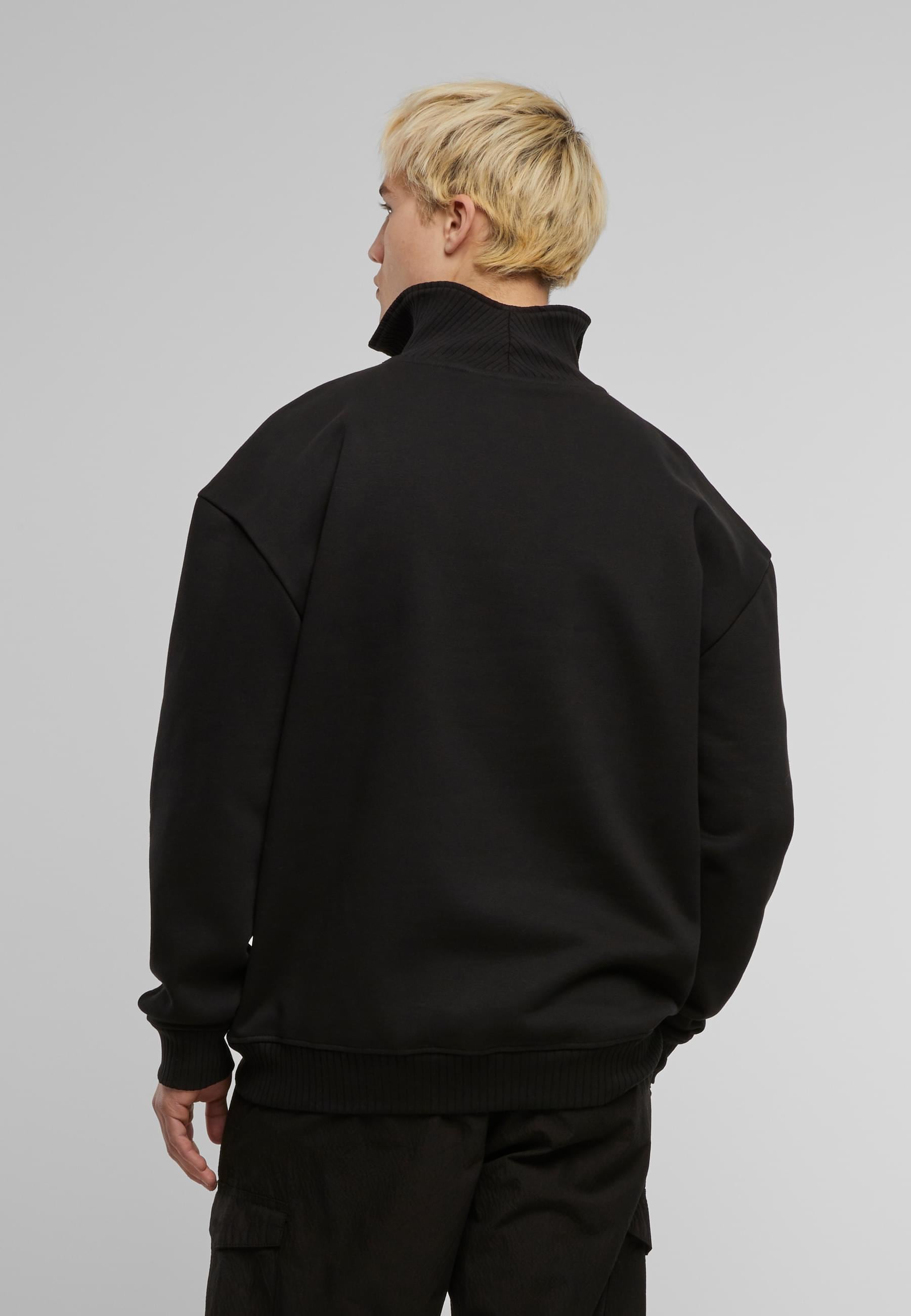 URBAN CLASSICS Sweater »Urban Classics Cut&Sew Troyer«, (1 tlg.)