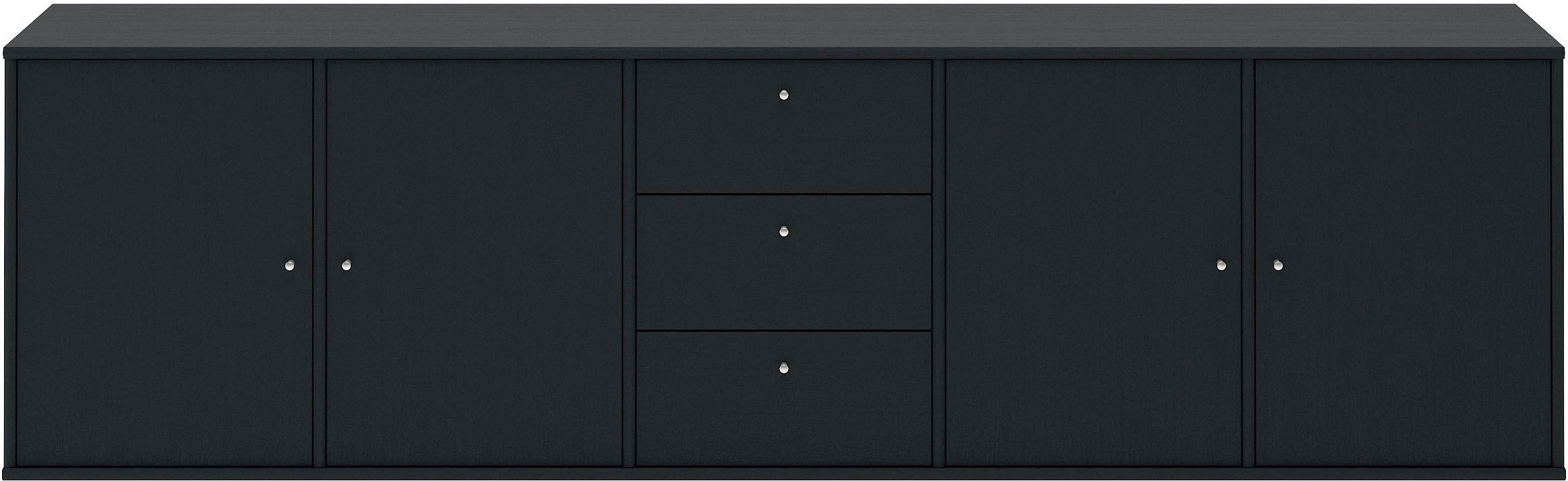 Hammel Furniture Sideboard »Mistral, Hochwertig Schrank, hängend/stehend montierbar«, mit Türen und Schubladen, B: 220 cm, anpassungsbar Designmöbel