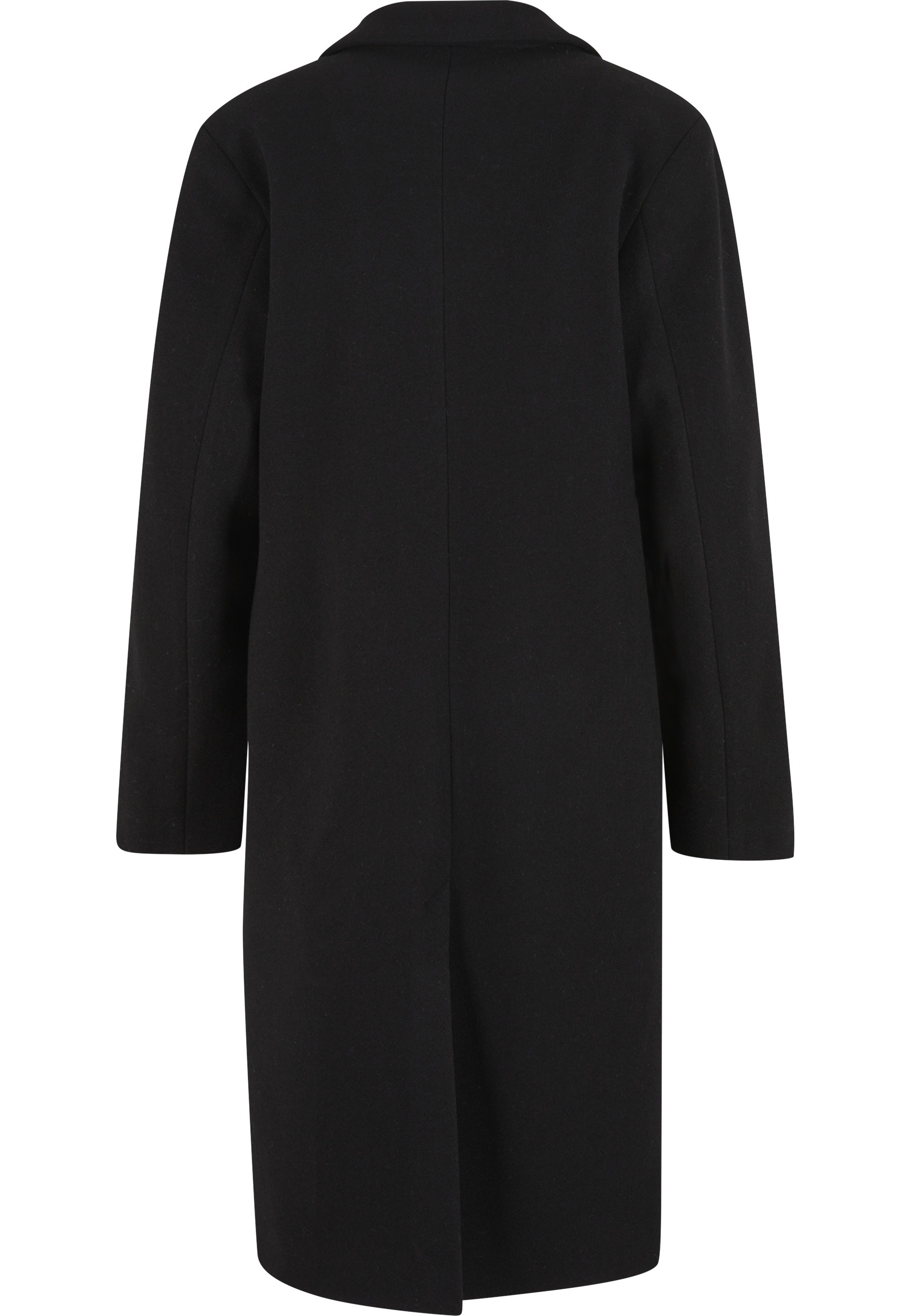 URBAN CLASSICS Winterjacke »Urban Classics Ladies Basic Coat« 1 Stk. tlg. ohne Kapuze