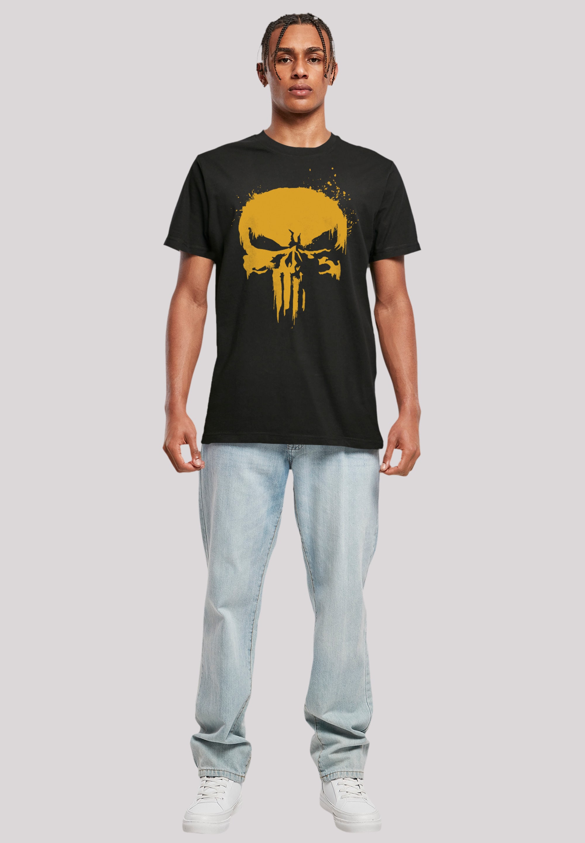 F4NT4STIC T-Shirt »Marvel Punisher Gold«, Premium Qualität