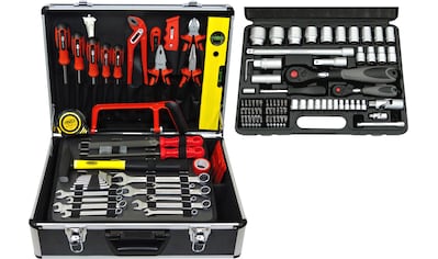 Werkzeugset »744-48«, 159-teilig, Werkzeugkoffer mit Werkzeug