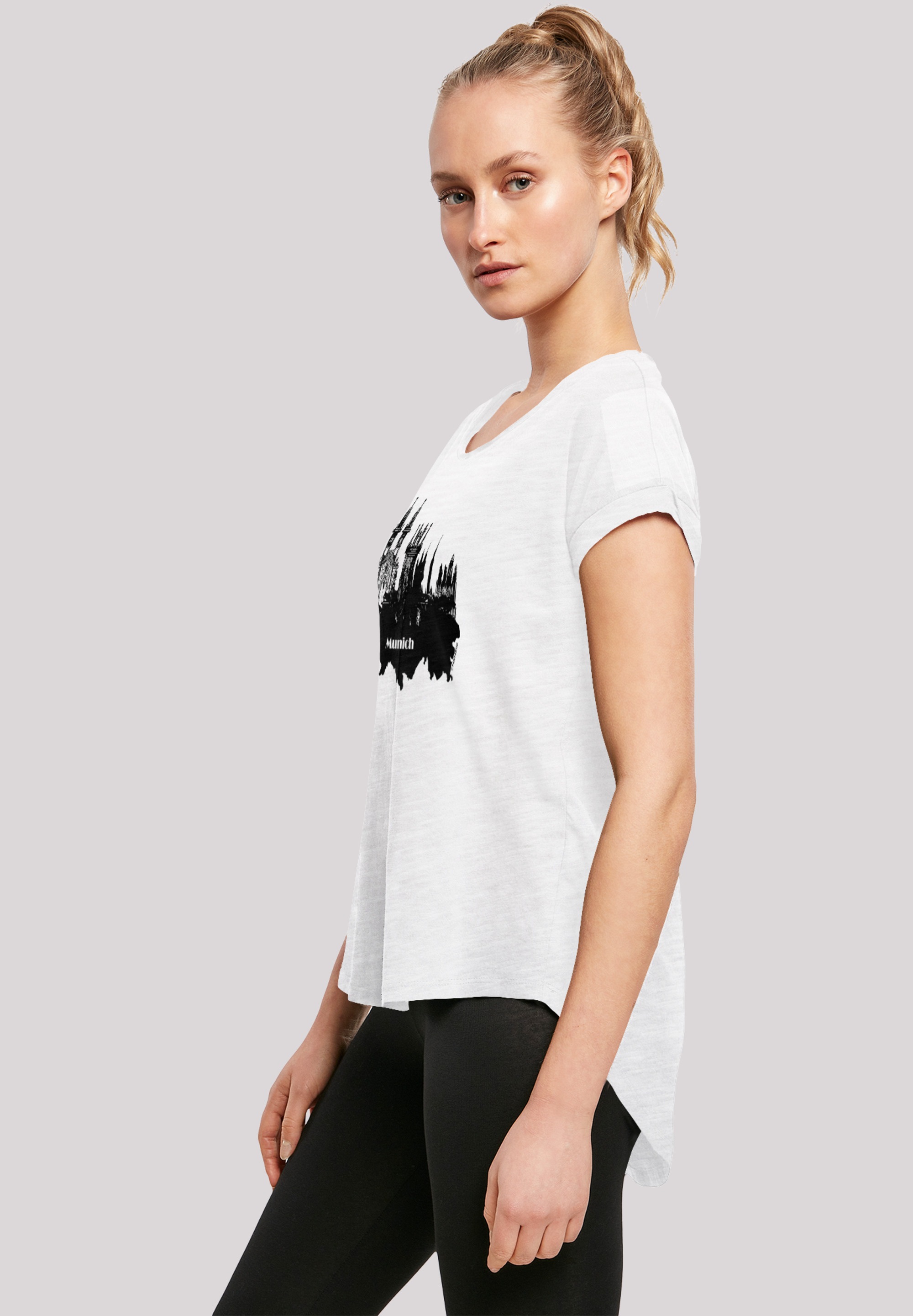 F4NT4STIC T-Shirt »Cities Collection - Munich skyline«, Print