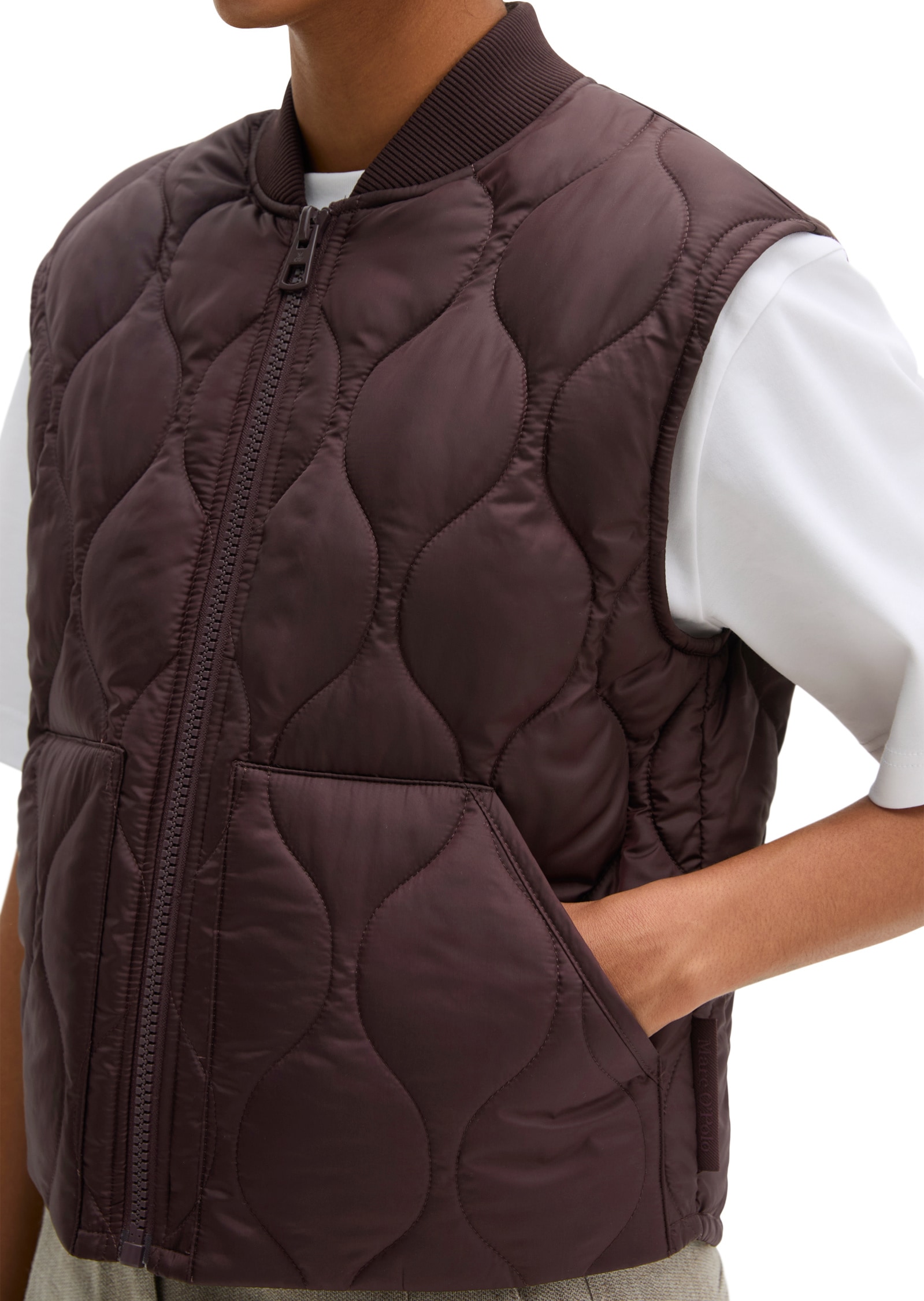 Marc O'Polo Steppweste »aus recyceltem Polyester«
