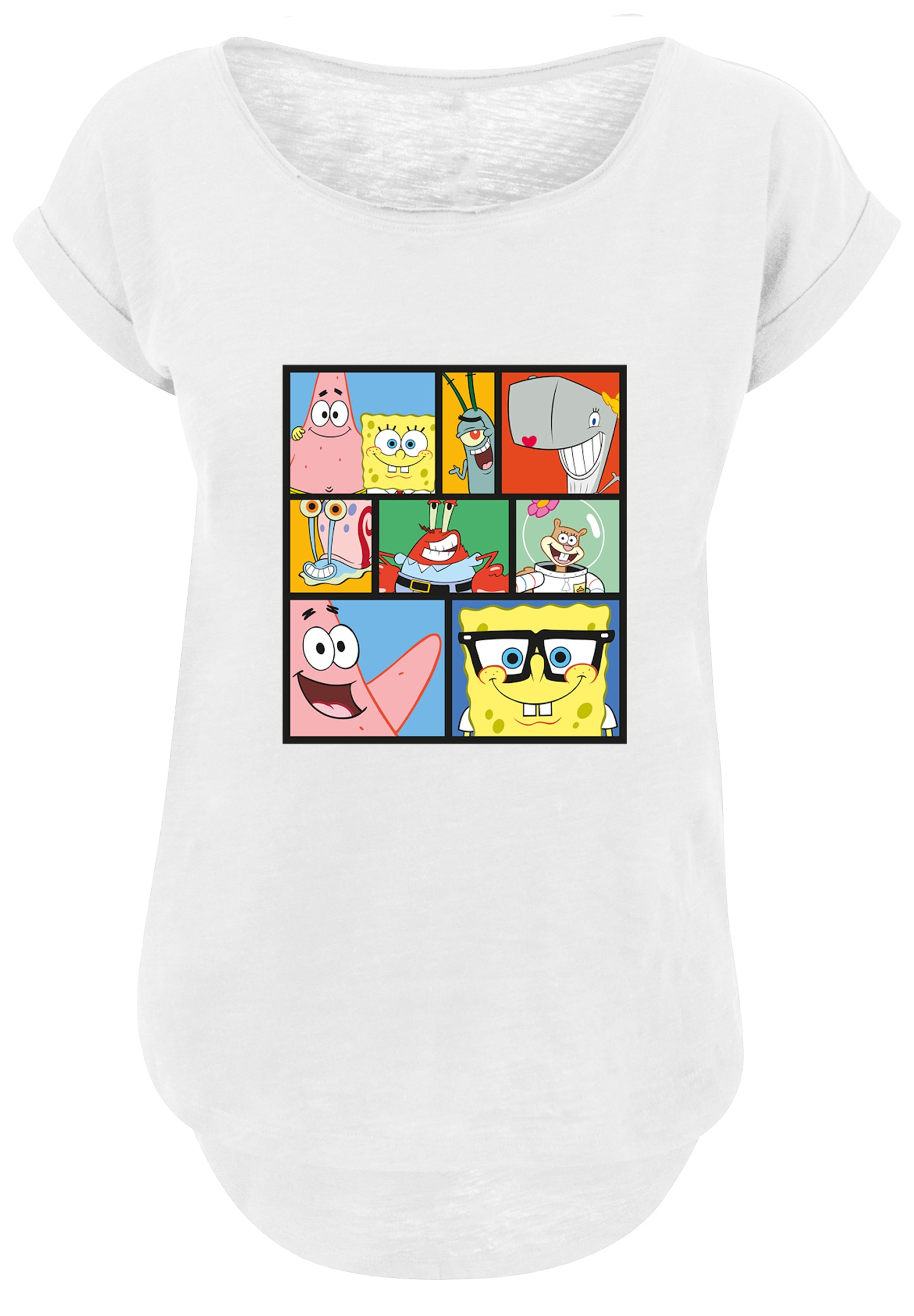 F4NT4STIC T-Shirt "Spongebob Schwammkopf Collage", Print günstig online kaufen