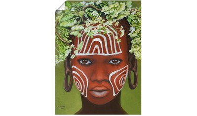 Artland Wandbild »Afrikanische Schönheit«, Bilder von Frauen, (1 St.), in vielen... kaufen