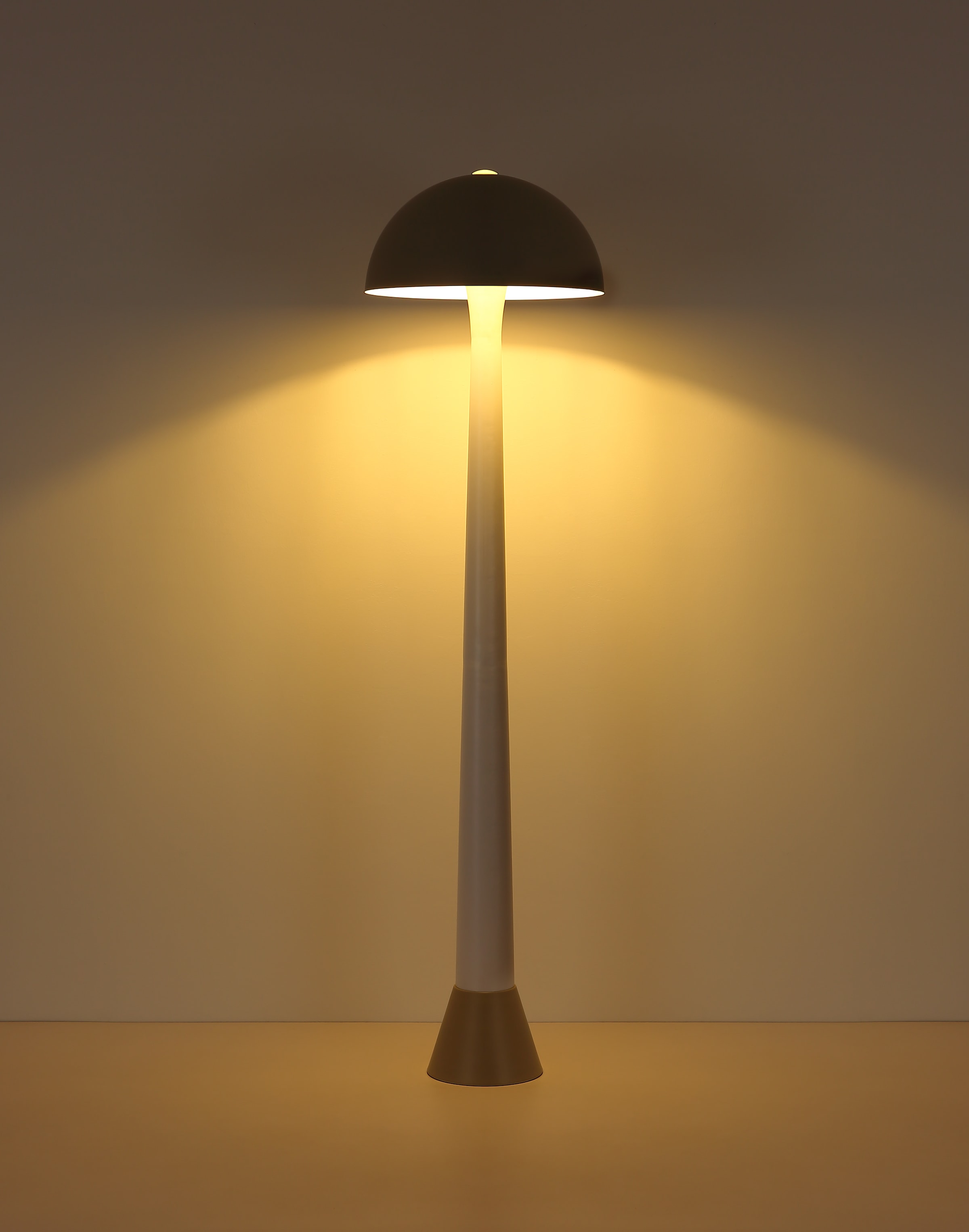 GLOBO LIGHTING Stehlampe »MERLIN« E27 1 Stk. warmweiß - kaltweiß Stehlampe mit Pilzschirm