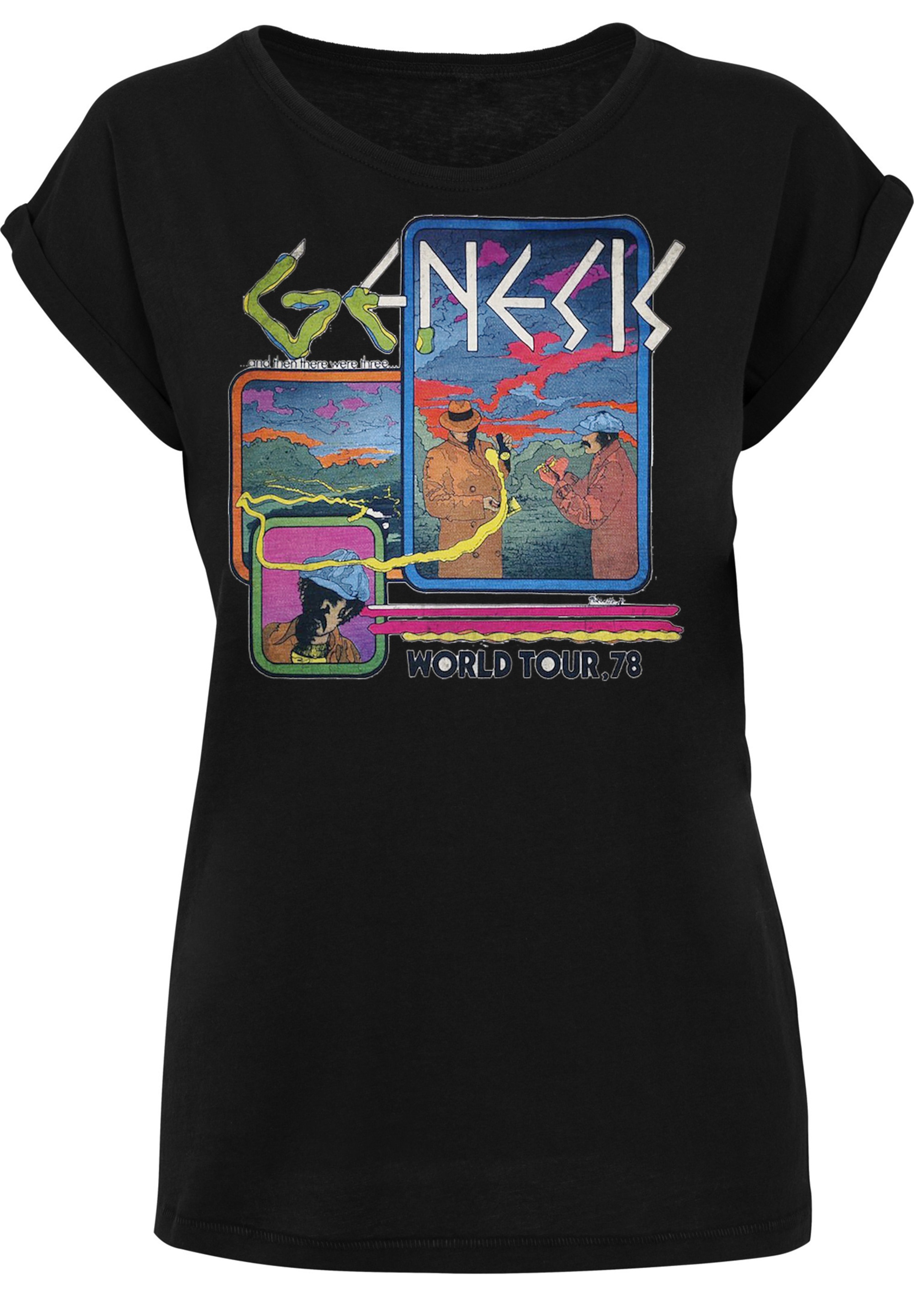 F4NT4STIC T-Shirt »Genesis World Tour 78'«, Print