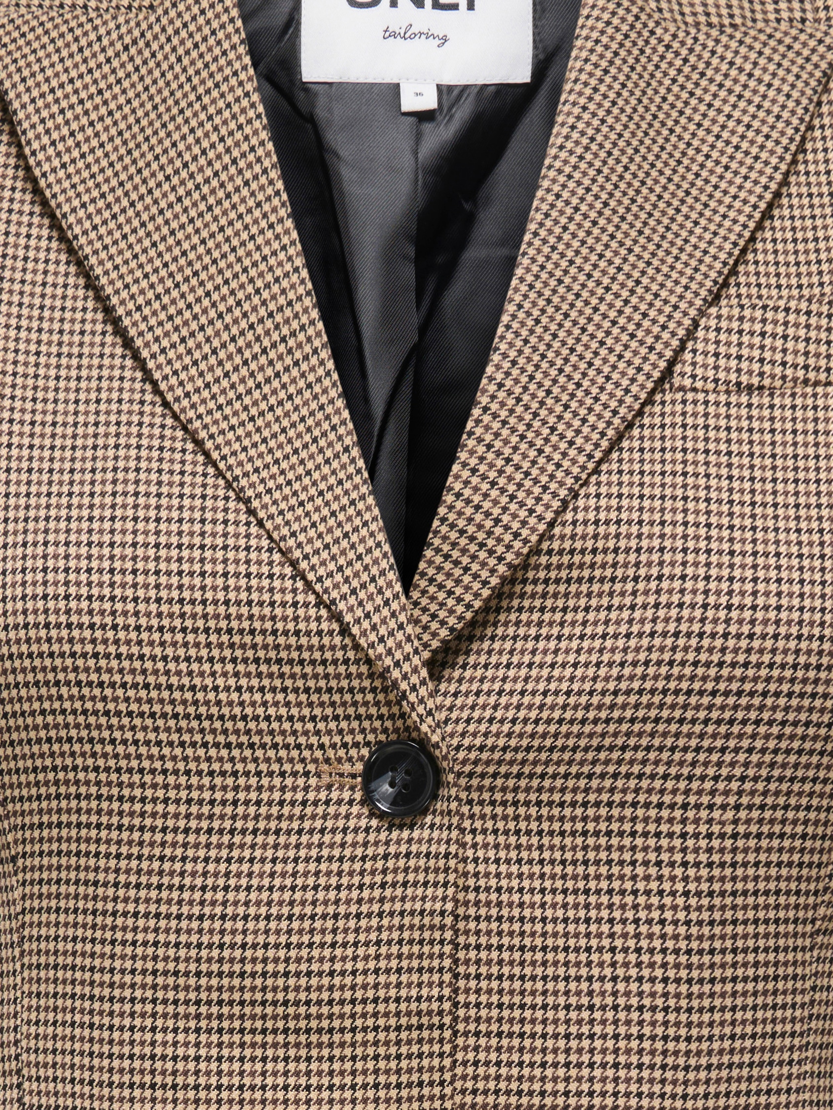 ONLY Kurzblazer »ONLHOLLIS L/S FIT CHECK BLAZER TLR« Materialmix, Karo Design