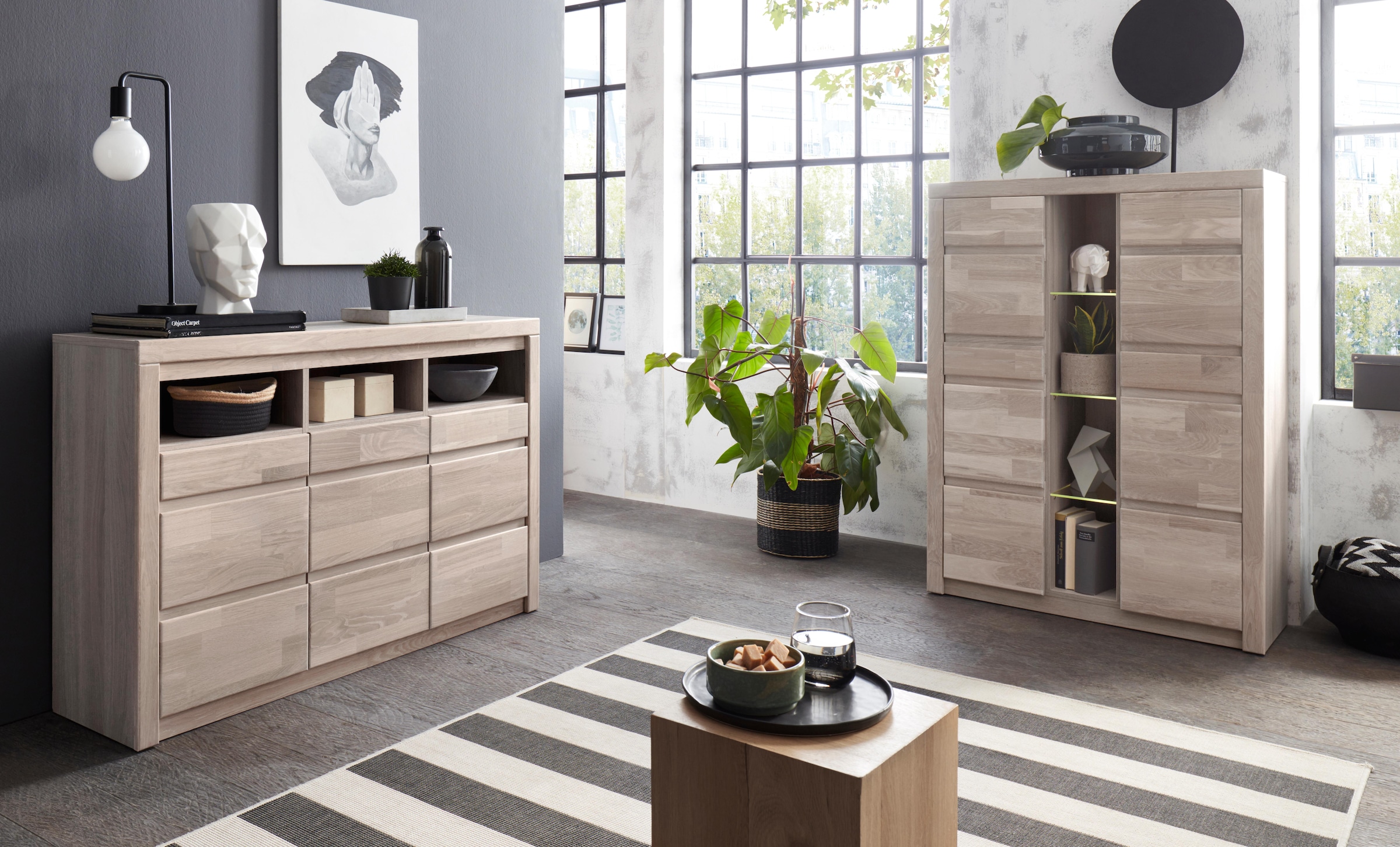 Home affaire Highboard »Silkeborg«, Breite 90 cm