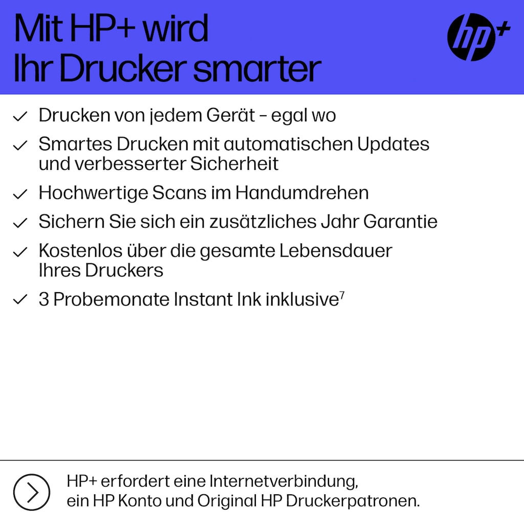 HP Multifunktionsdrucker »OfficeJet Pro 8122e«, 3 Monate gratis Drucken mit HP Instant Ink inklusive