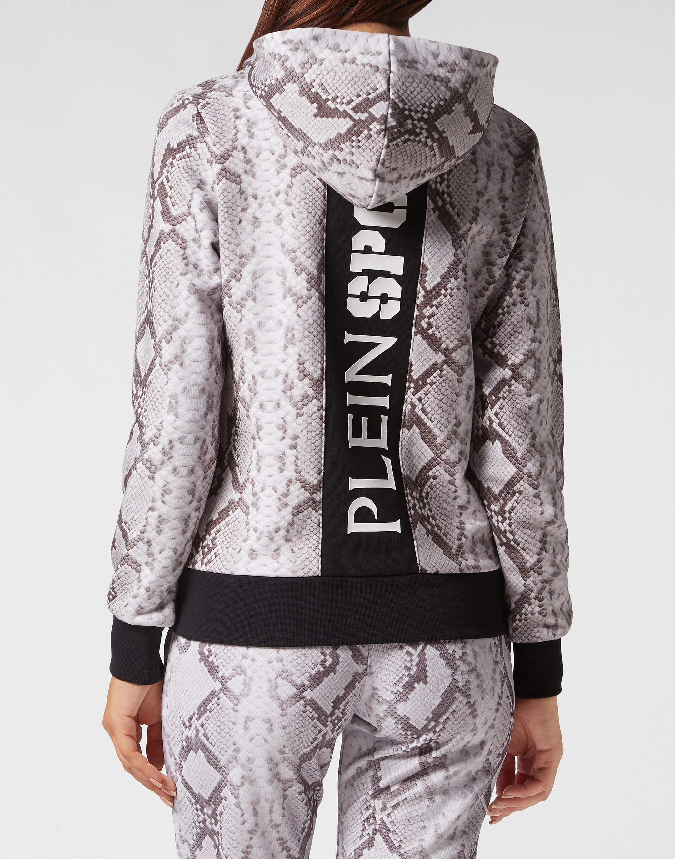 PLEIN SPORT Kapuzensweatjacke »Python«