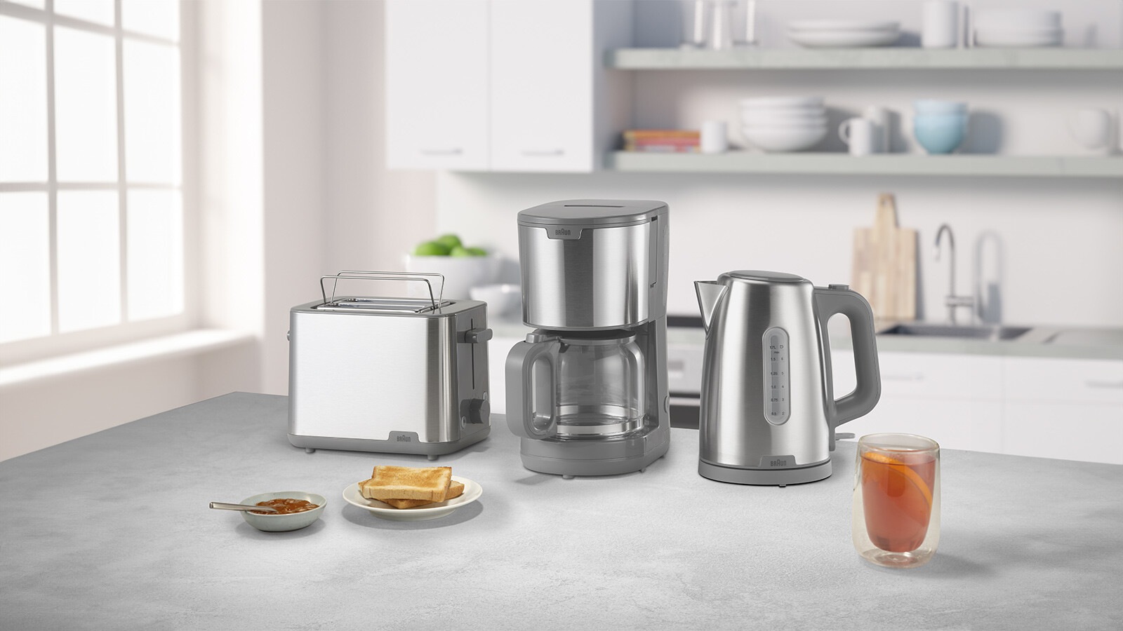 Braun Toaster »HT1510GY HT1510GY«, 900 W