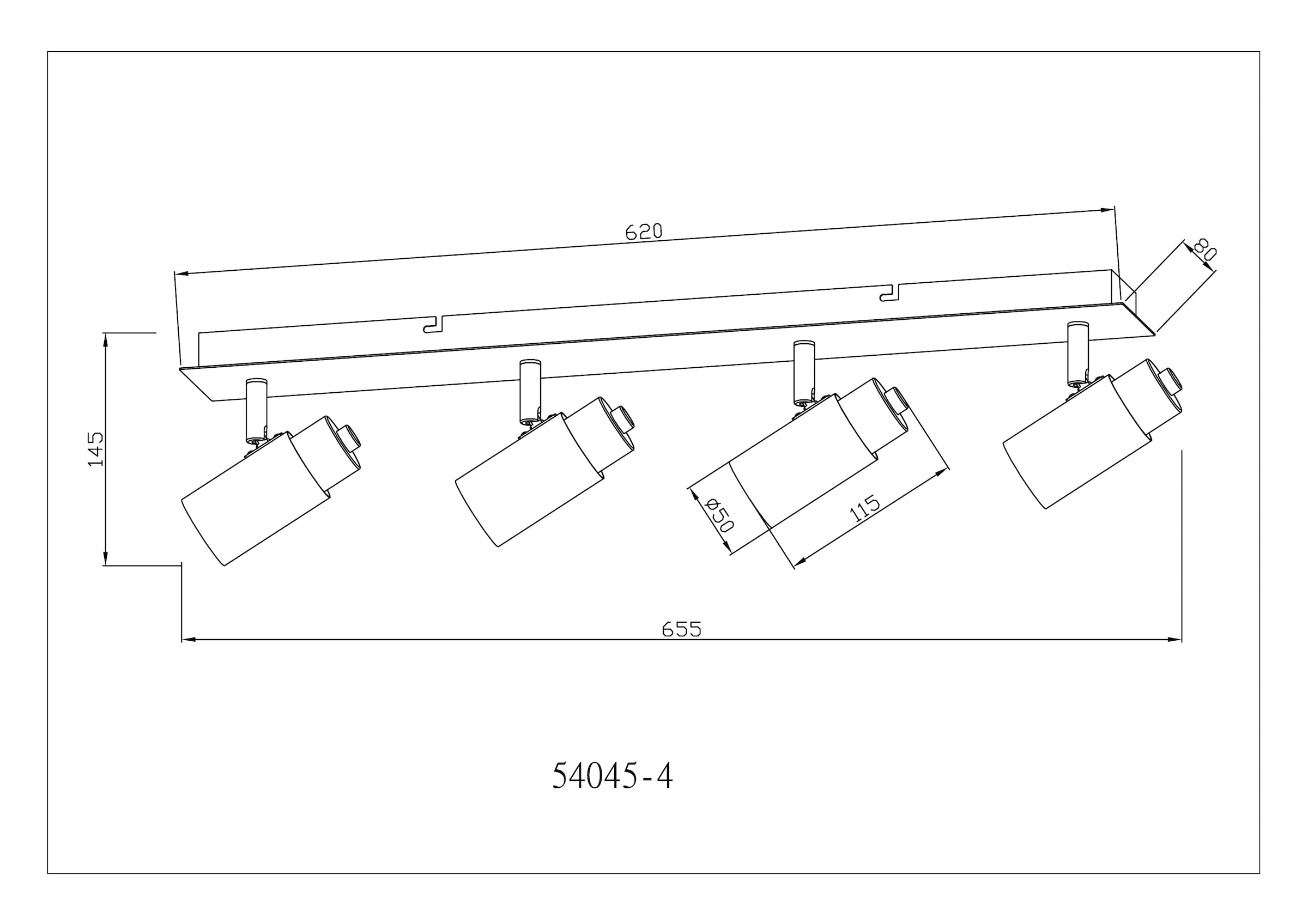 GLOBO LIGHTING Deckenspot »MATTI« E27 1 Stk. Holzoptik Strahler schwarz matt, beweglich, für Wohnräume