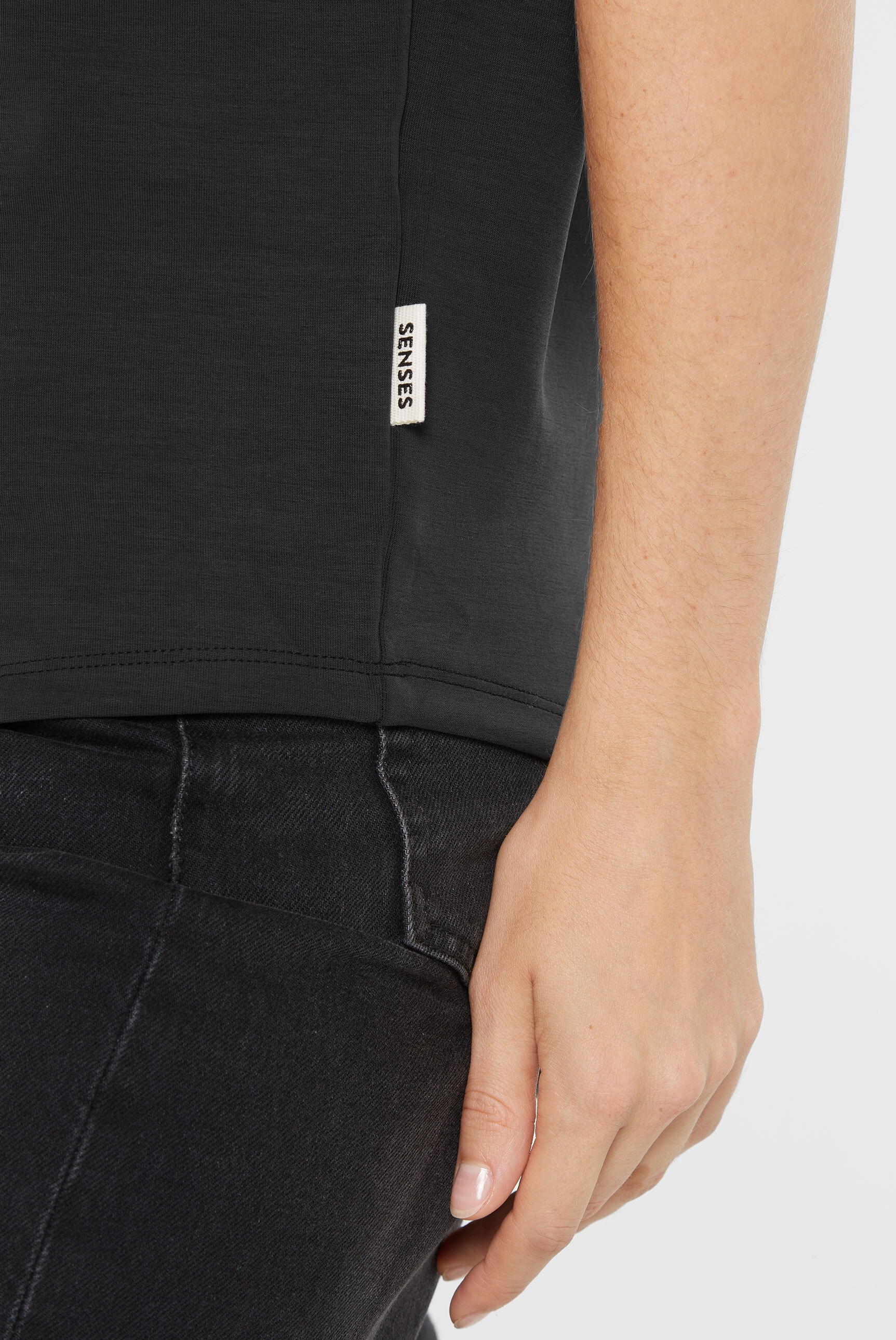 SENSES.THE LABEL Rundhalsshirt, mit Fledermausärmel