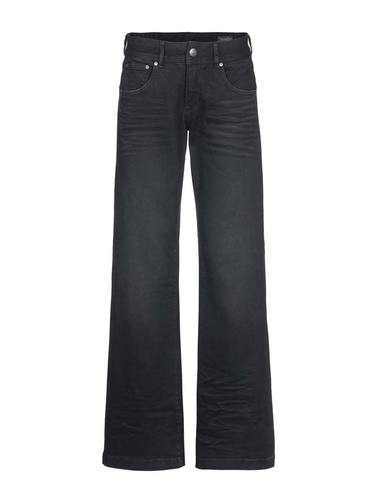 Herrlicher Bootcut-Jeans »Edna Recycled Denim Black Stretch«, im Five-Pocket Style