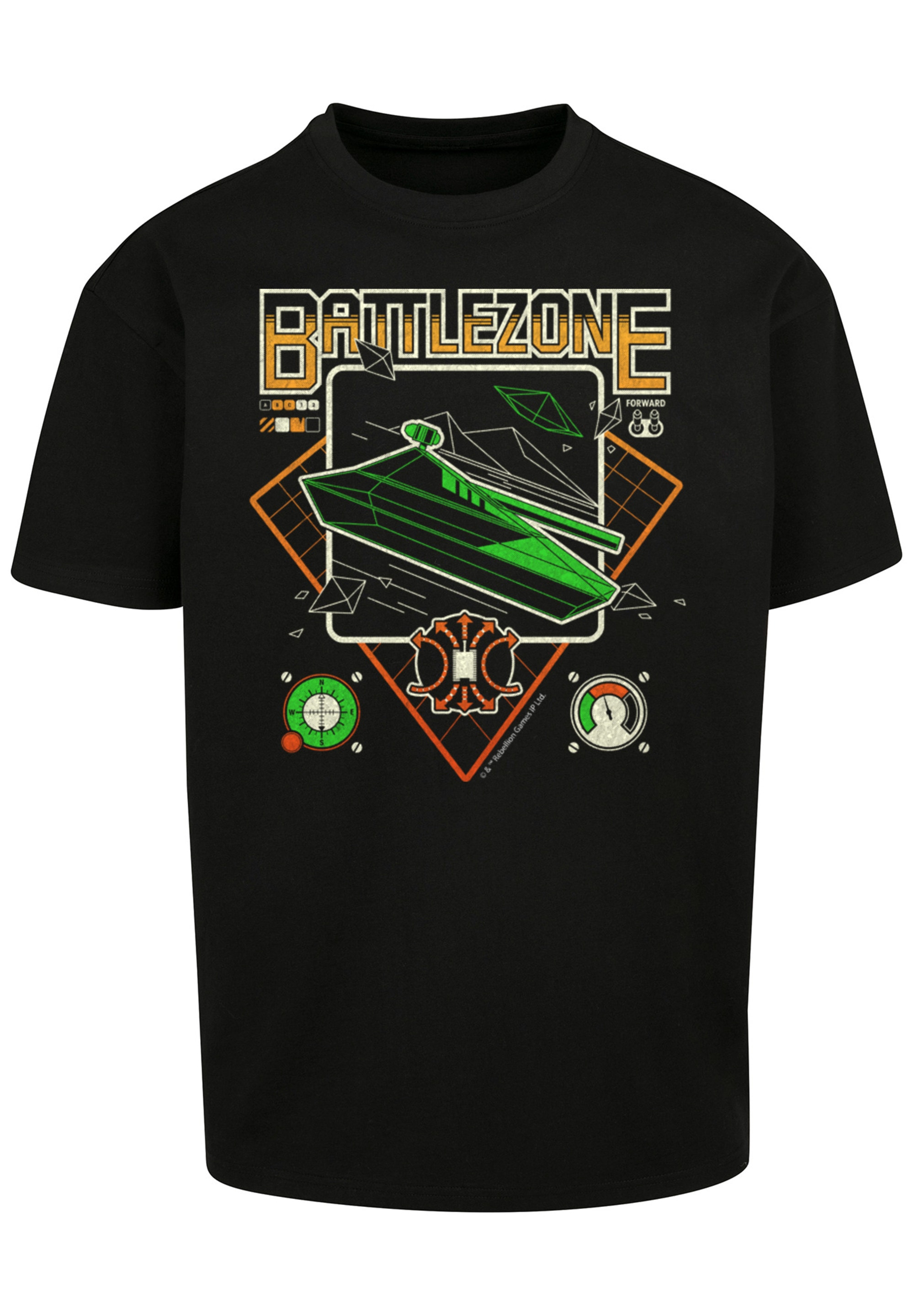 F4NT4STIC T-Shirt "BATTLEZONE Retro Gaming SEVENSQUARED", Print günstig online kaufen