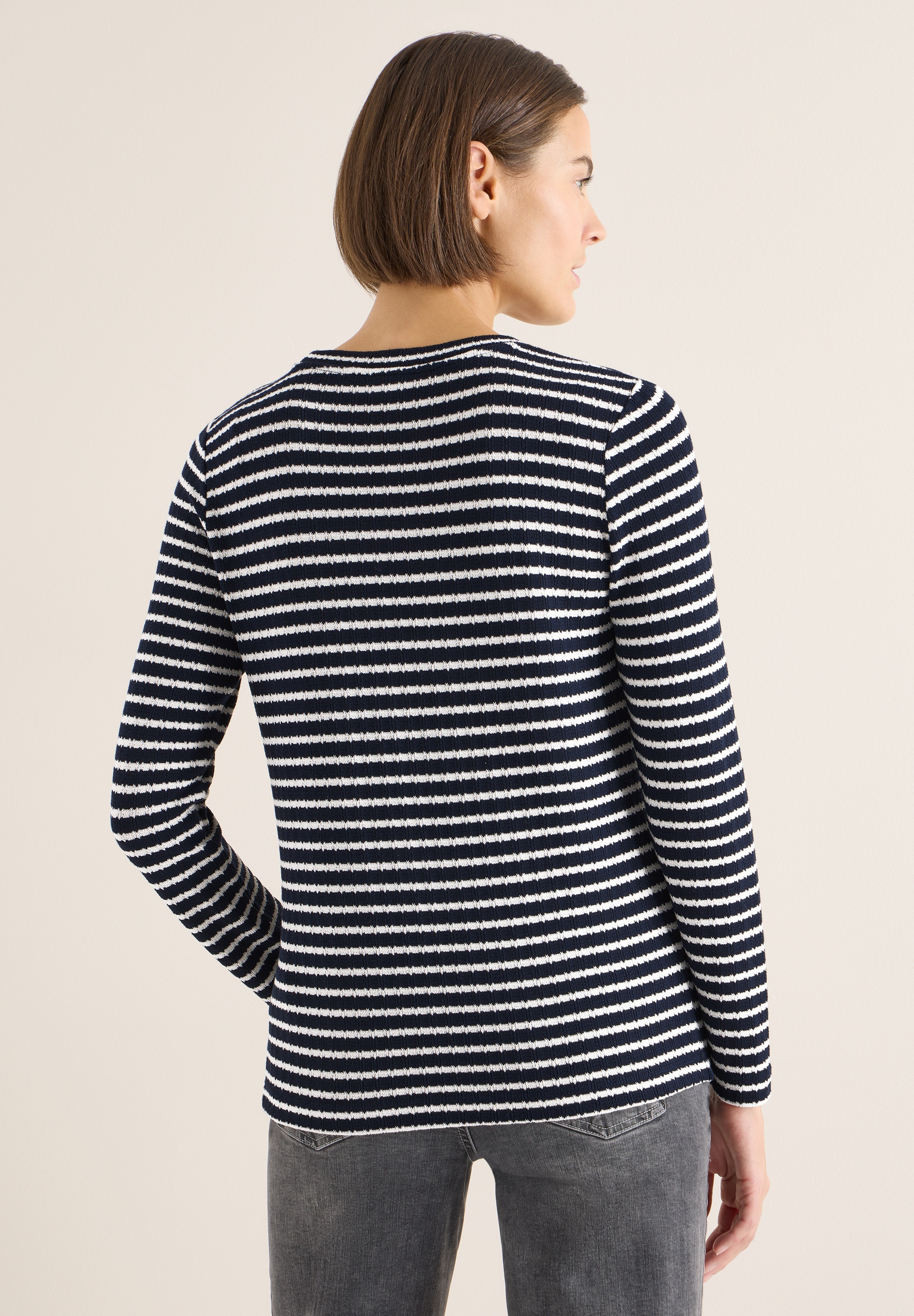 Cecil Langarmshirt im Streifen-Design