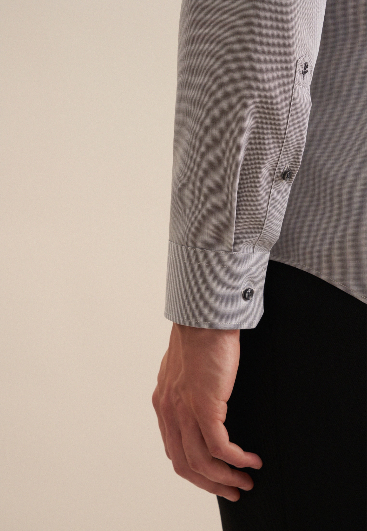 seidensticker Businesshemd »Slim«, Slim Langarm Kentkragen Uni