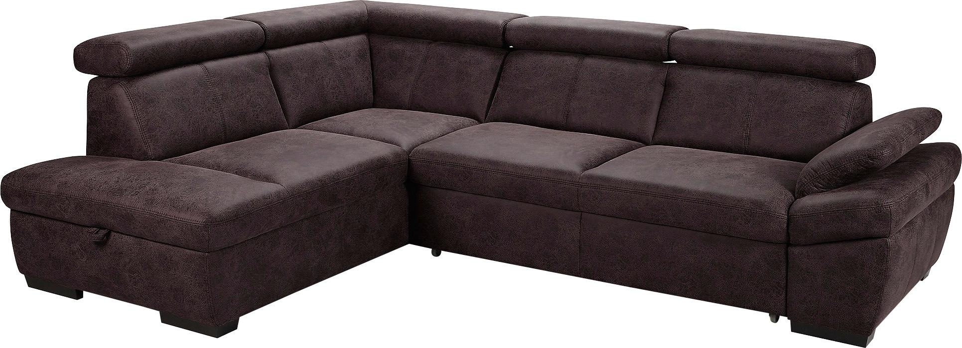 exxpo - sofa fashion Ecksofa "Salerno, Funktionssofa, hoher Sitzkomfort, Br günstig online kaufen