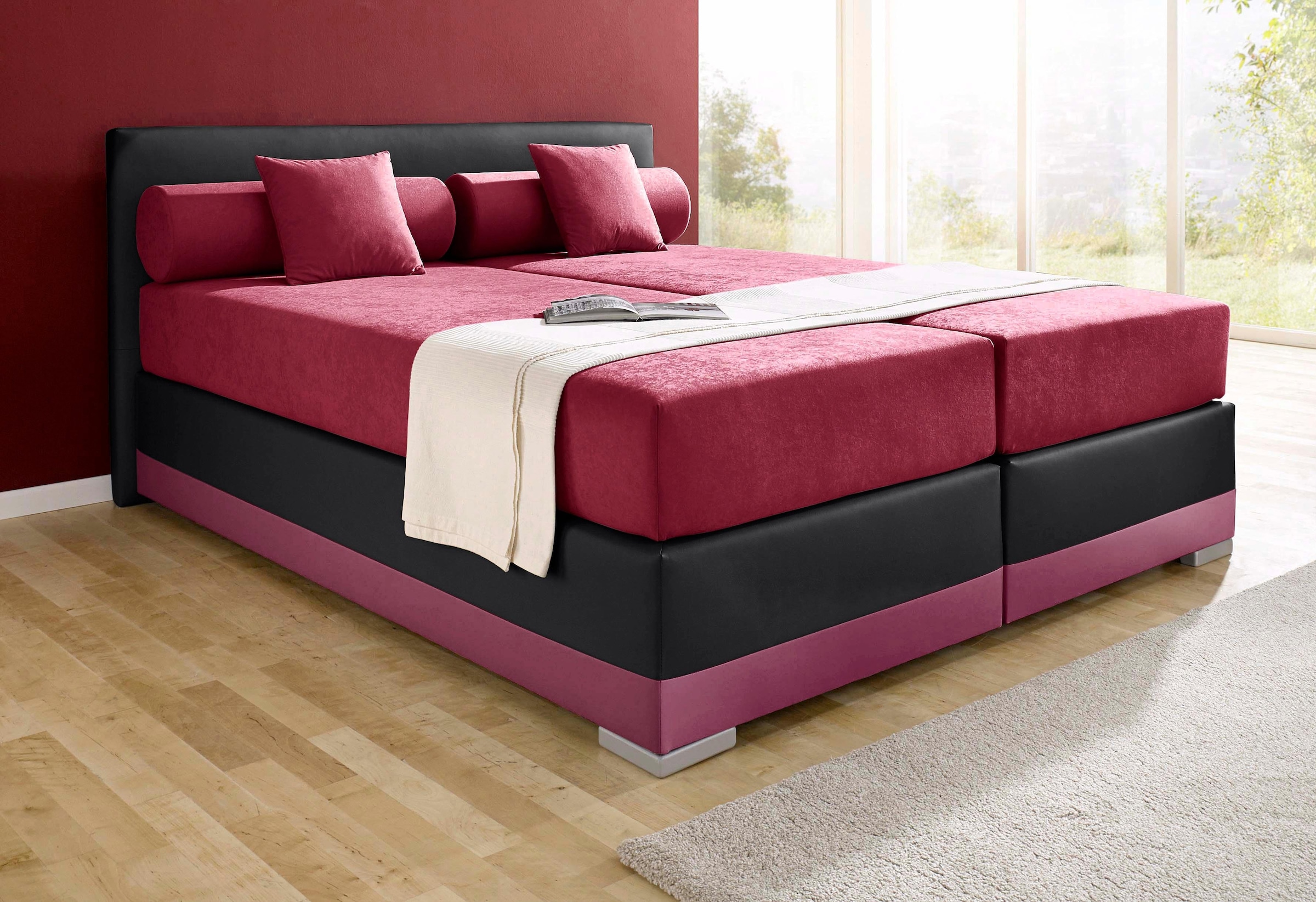 Maintal Boxspringbett »Lago«, in 3 verschiedenen Matratzenarten, H2 oder H3