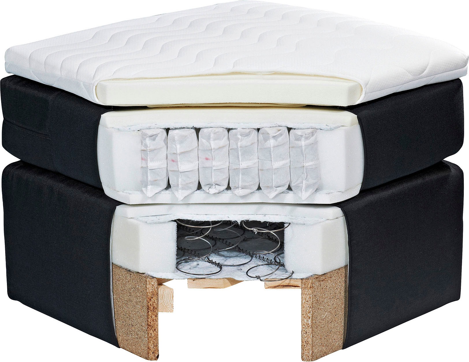 ED EXCITING DESIGN Boxspringbett »Elbrus«
