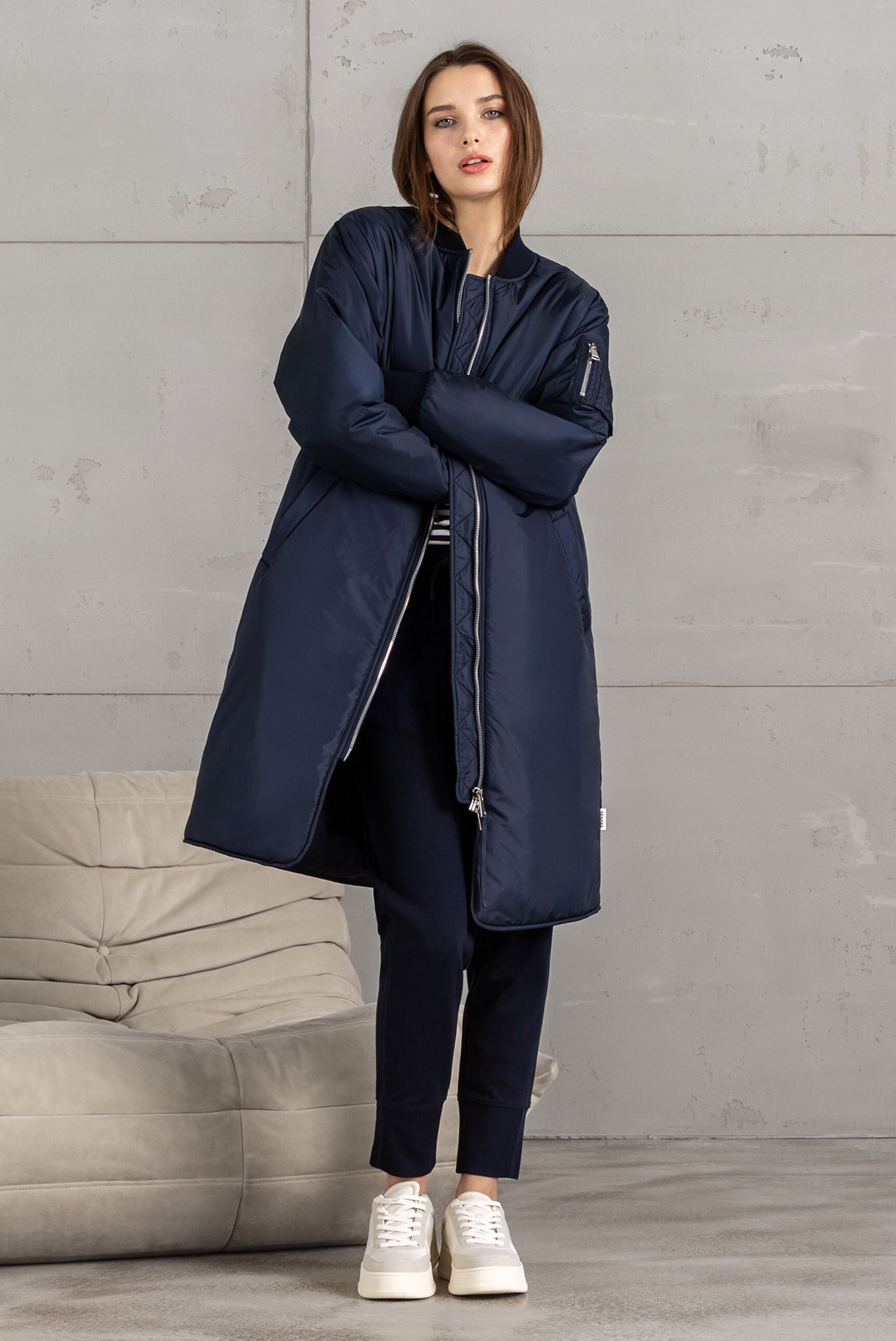 SENSES.THE LABEL Sporthose, mit Elastikbund und Kordel