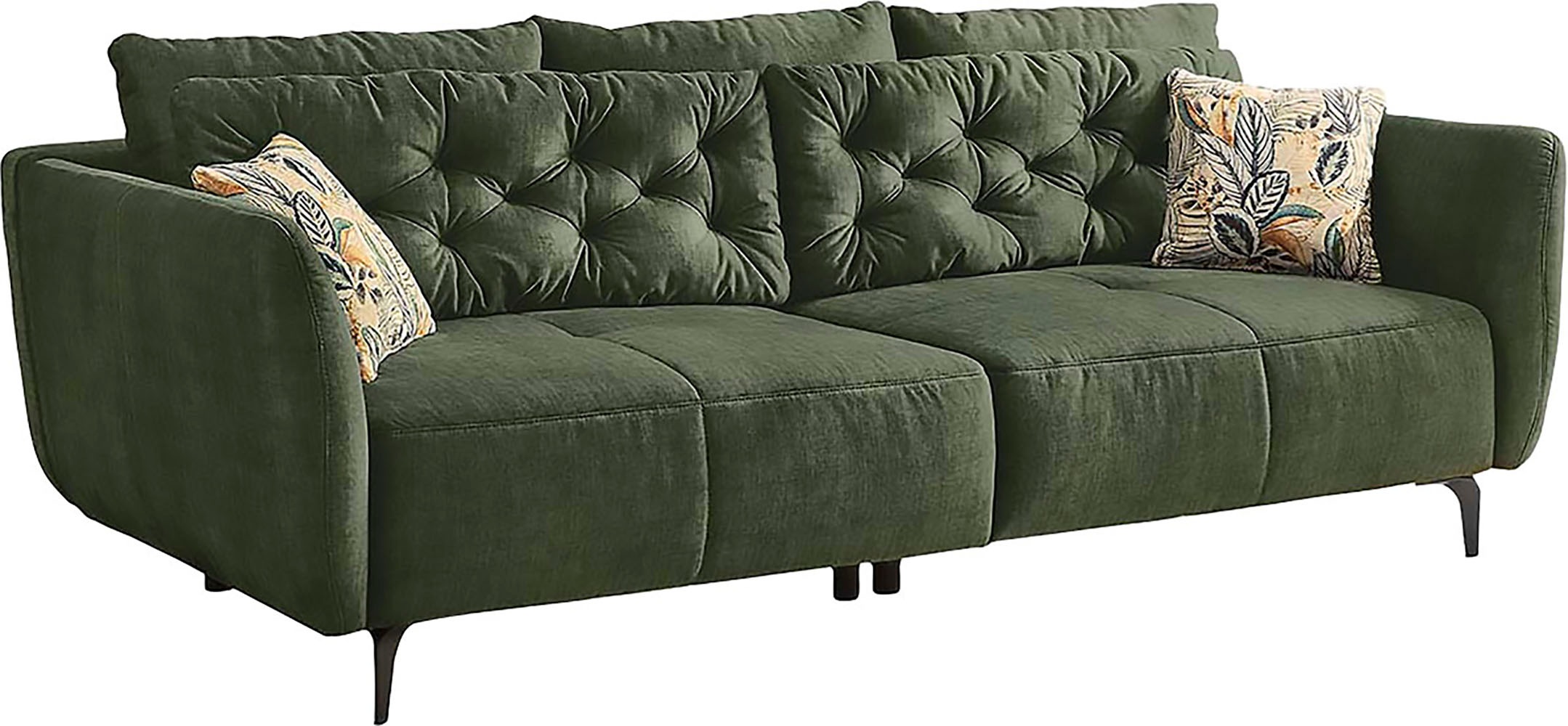 Jockenhöfer Gruppe Big-Sofa "Spa, B: 251 cm" im Retrolook mit 7 Kissen günstig online kaufen