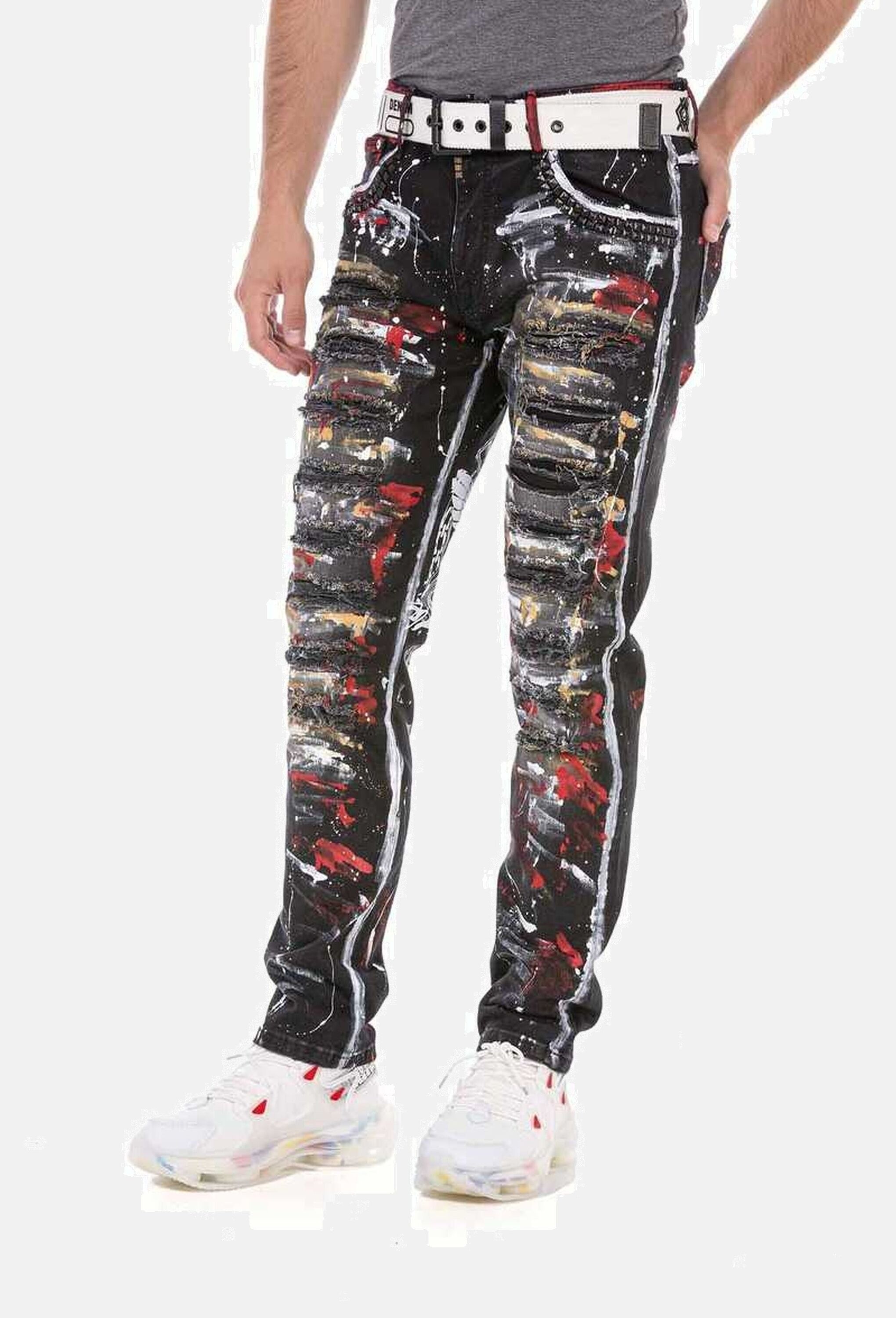 Cipo & Baxx 5-Pocket-Jeans »Cipo & Baxx Jeans« im coolen Streetstyle, CD715