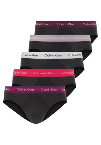 Calvin Klein Slip, (Packung, 5 St., 5er-Pack), mit Logoschriftzug am Wäschebund kaufen