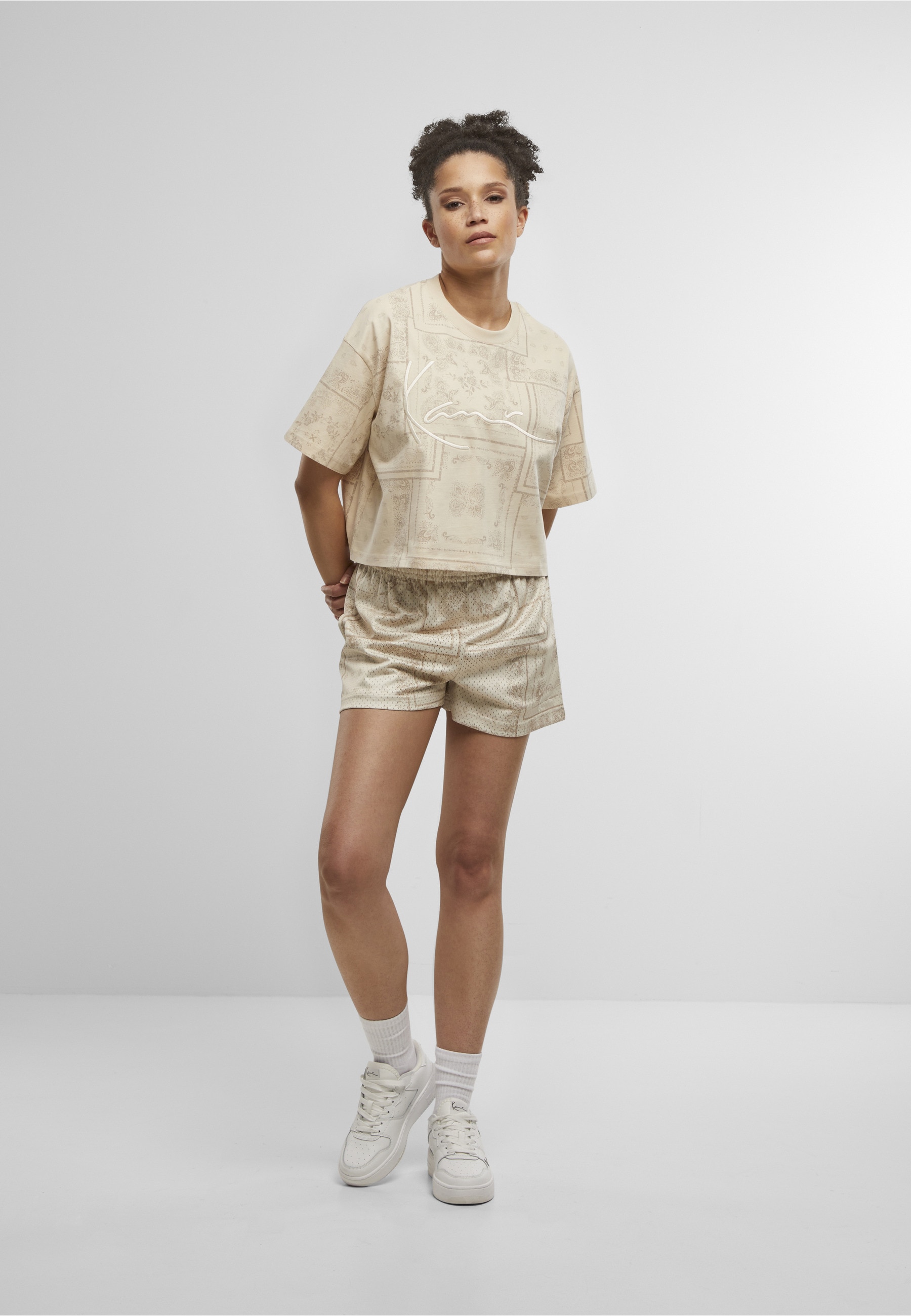 Karl Kani T-Shirt »Karl Kani Signature Paisley Crop T-Shirt« 1 Stk.