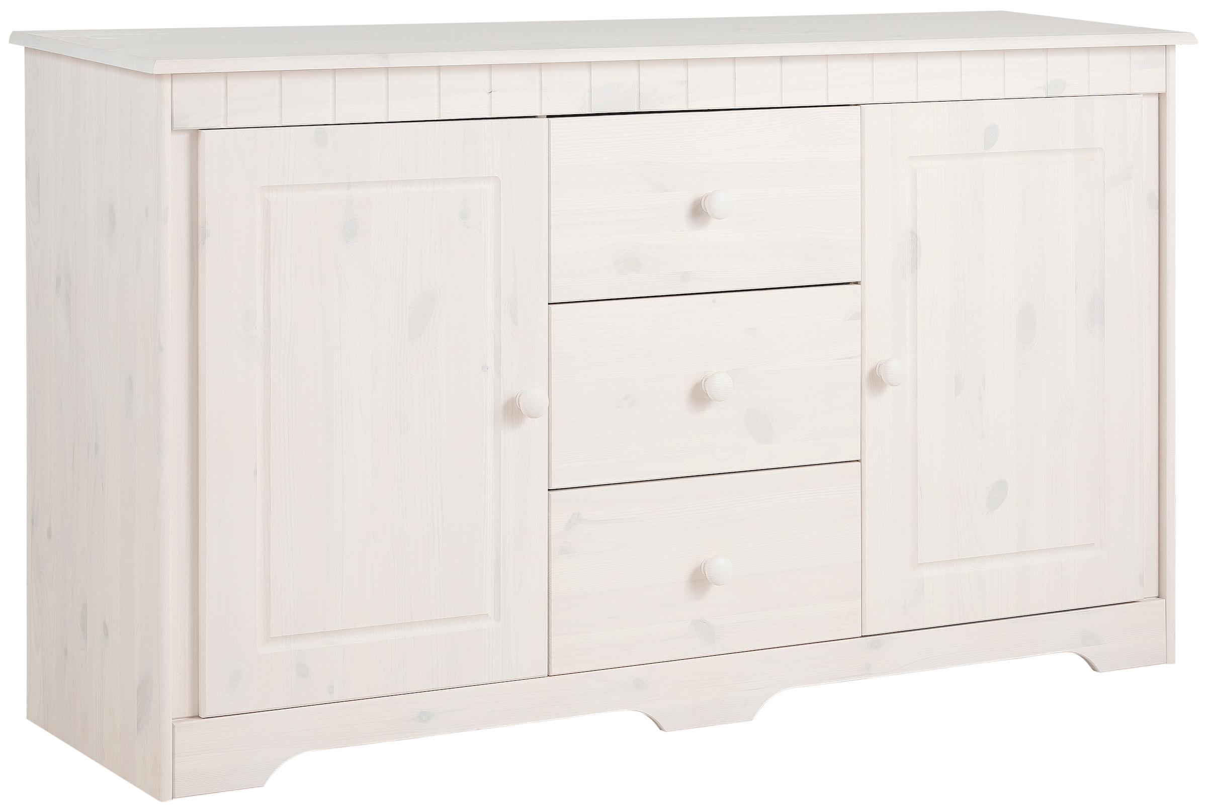 Home affaire Sideboard "Pöhl", 140 cm breit, aus massiver Kiefer günstig online kaufen