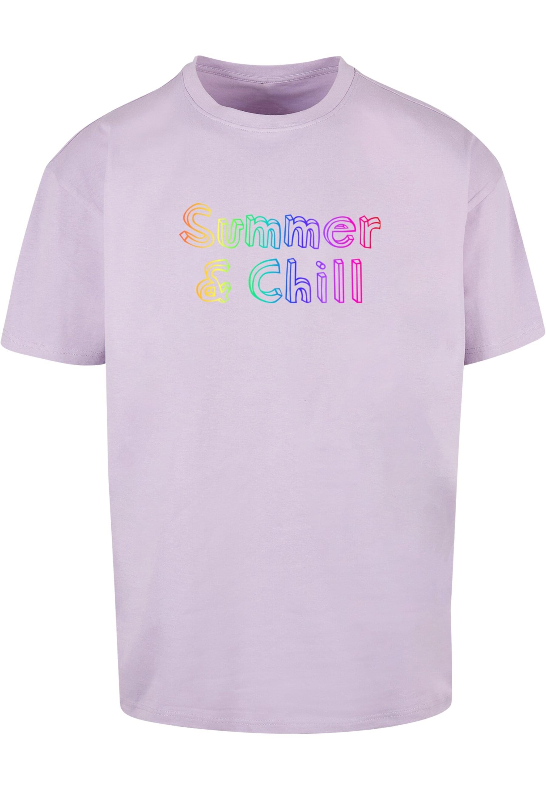 Merchcode T-Shirt "Merchcode Herren Summer And Chill Rainbow Heavy Oversize günstig online kaufen
