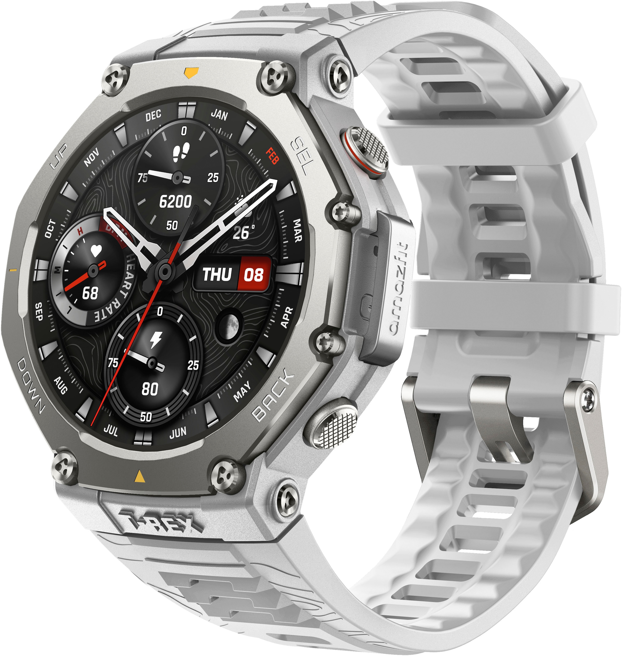 Amazfit Smartwatch »T-Rex 3«, (/ 1,5 Zoll), Zepp OS