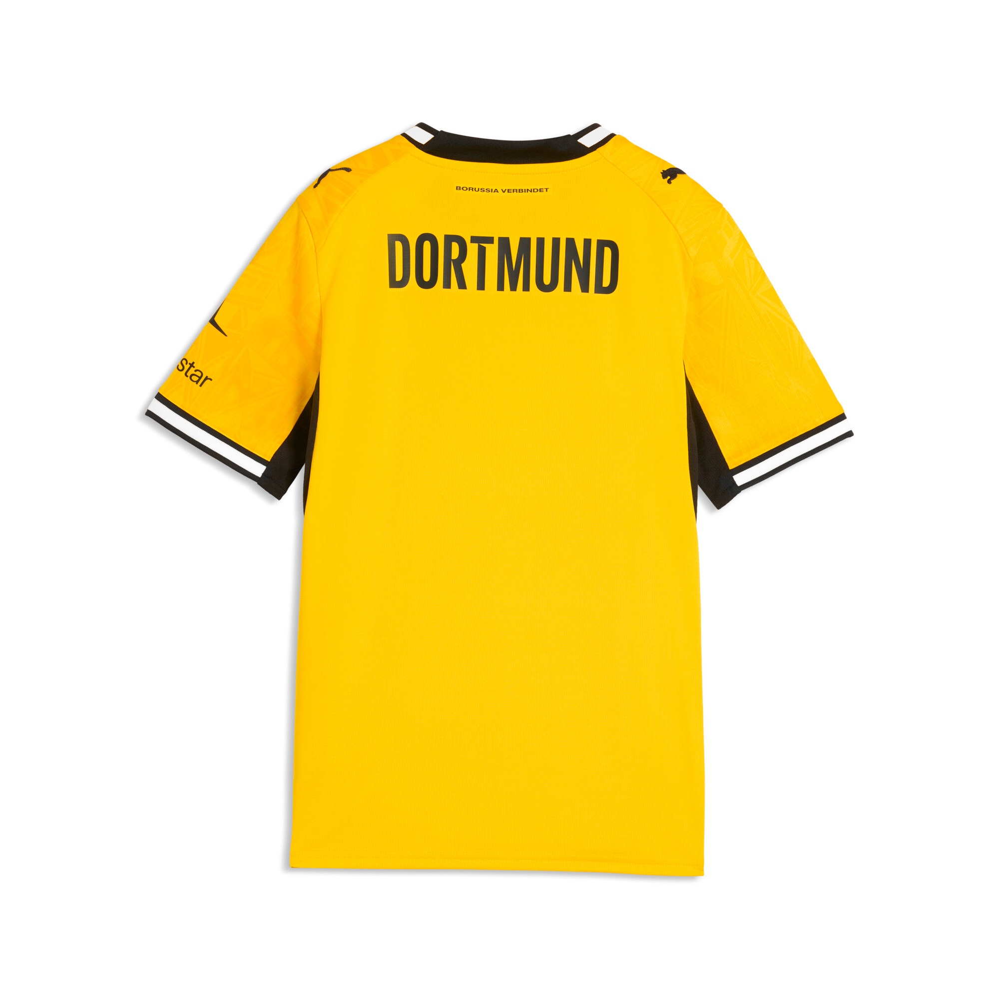 PUMA Fußballtrikot »BVB HOME JERSEY REPLICA JR« für Jugendliche, mit Print-Applikationen, atmungsaktiv