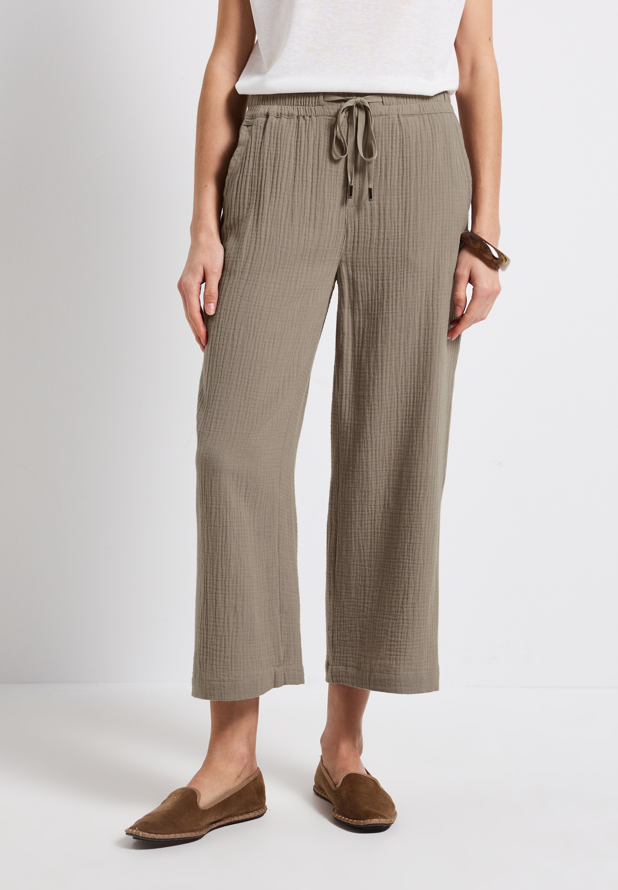 STREET ONE Stoffhose, High Waist günstig online kaufen