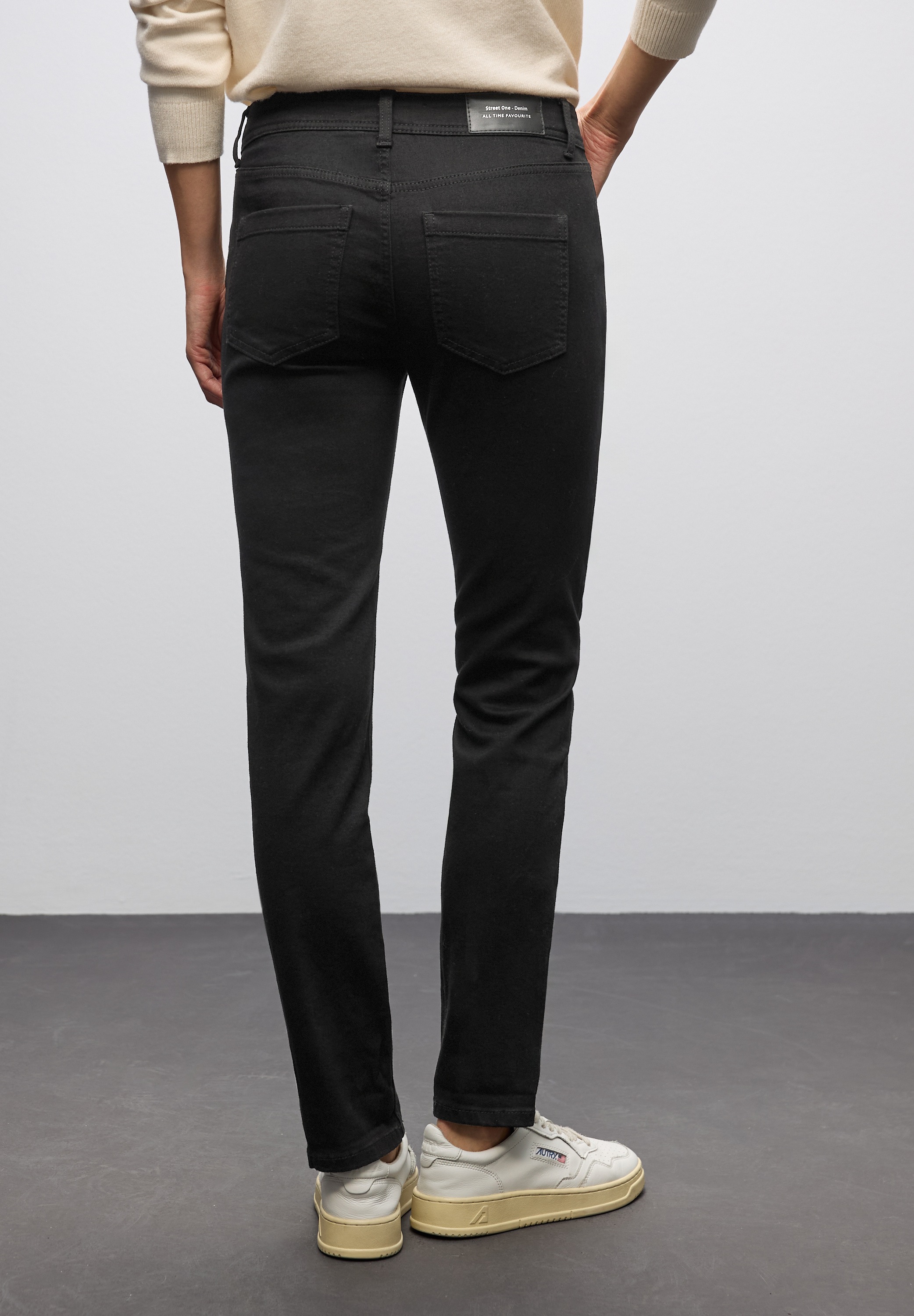 STREET ONE 5-Pocket-Jeans "Style Jane", im Slim Fit, Mid Waist günstig online kaufen