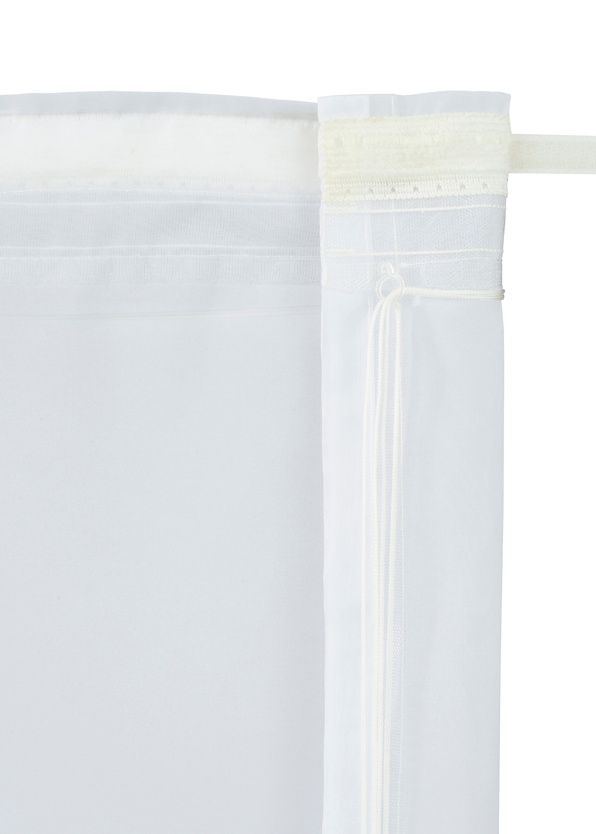 Voile, Transparent, my Polyester »Camposa«, BAUR | home kaufen Raffrollo mit Klettband,