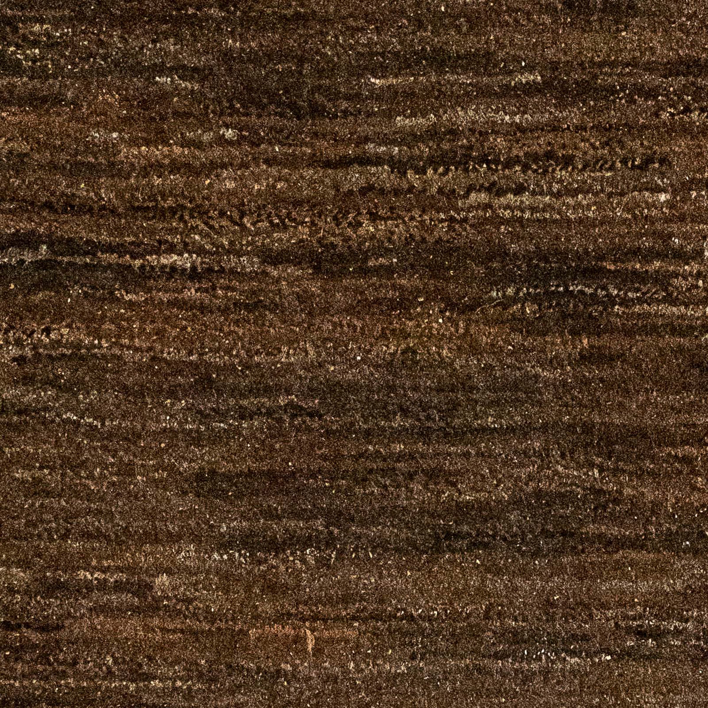 morgenland Wollteppich »Gabbeh - Indus - 96 x 62 cm - dunkelbraun«, rechteckig, Wohnzimmer, Handgeknüpft, Einzelstück mit Zertifikat