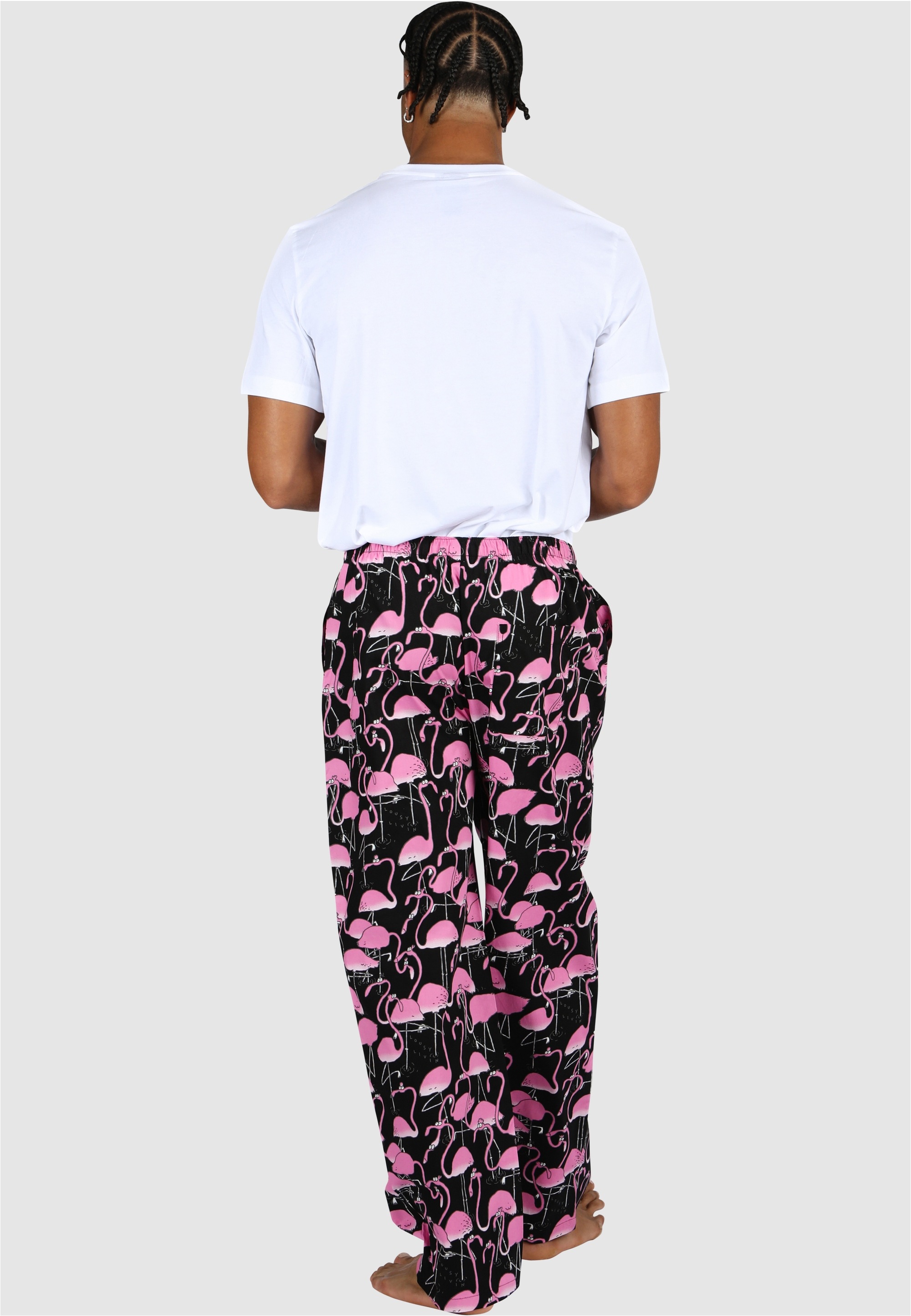 Lousy Livin Schlafhose »Greater Flamingos«  mit buntem Allover-Print