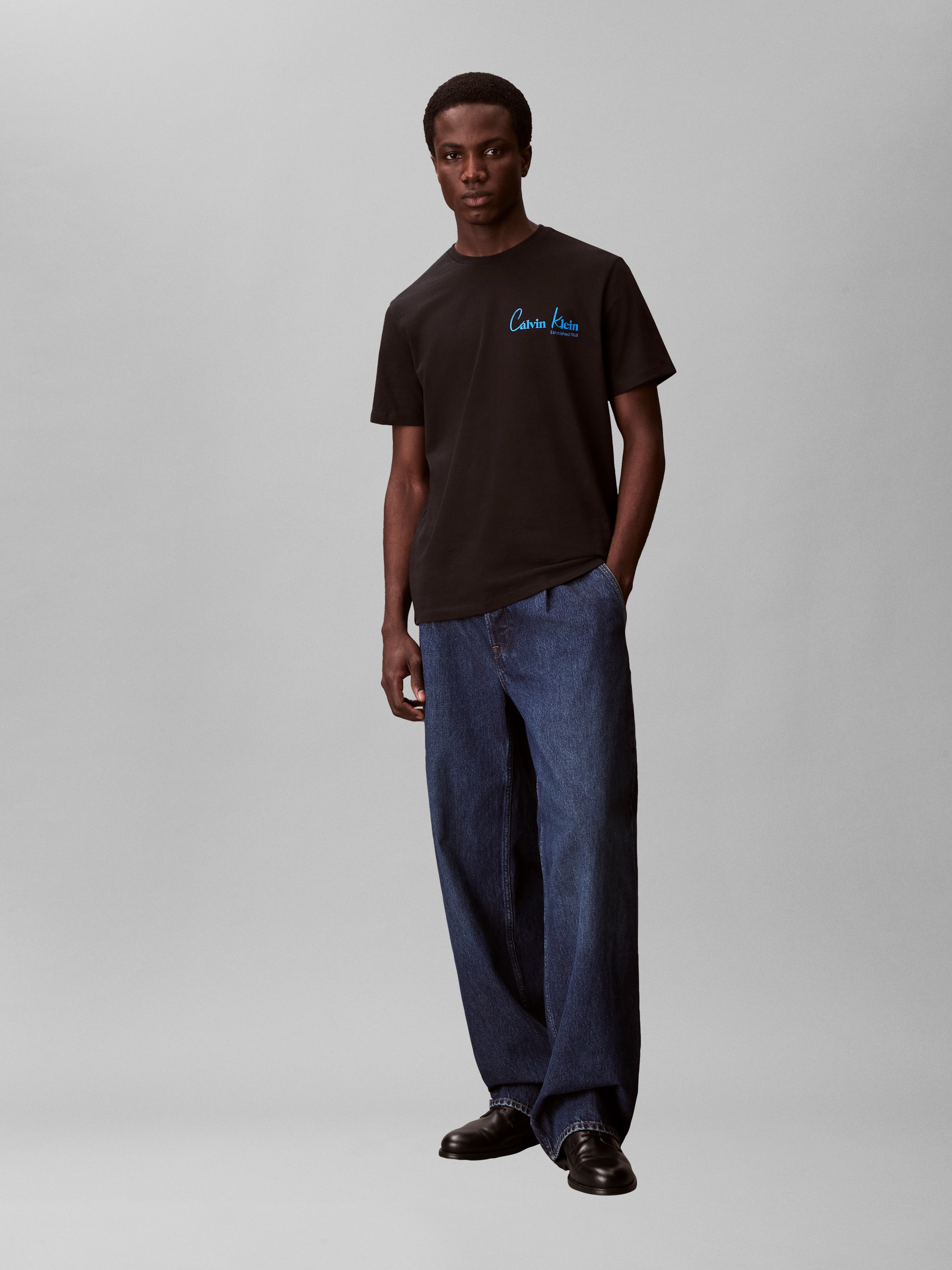 Calvin Klein Jeans T-Shirt »JEANS GRAPHICS« Regular fit mit Markenprint
